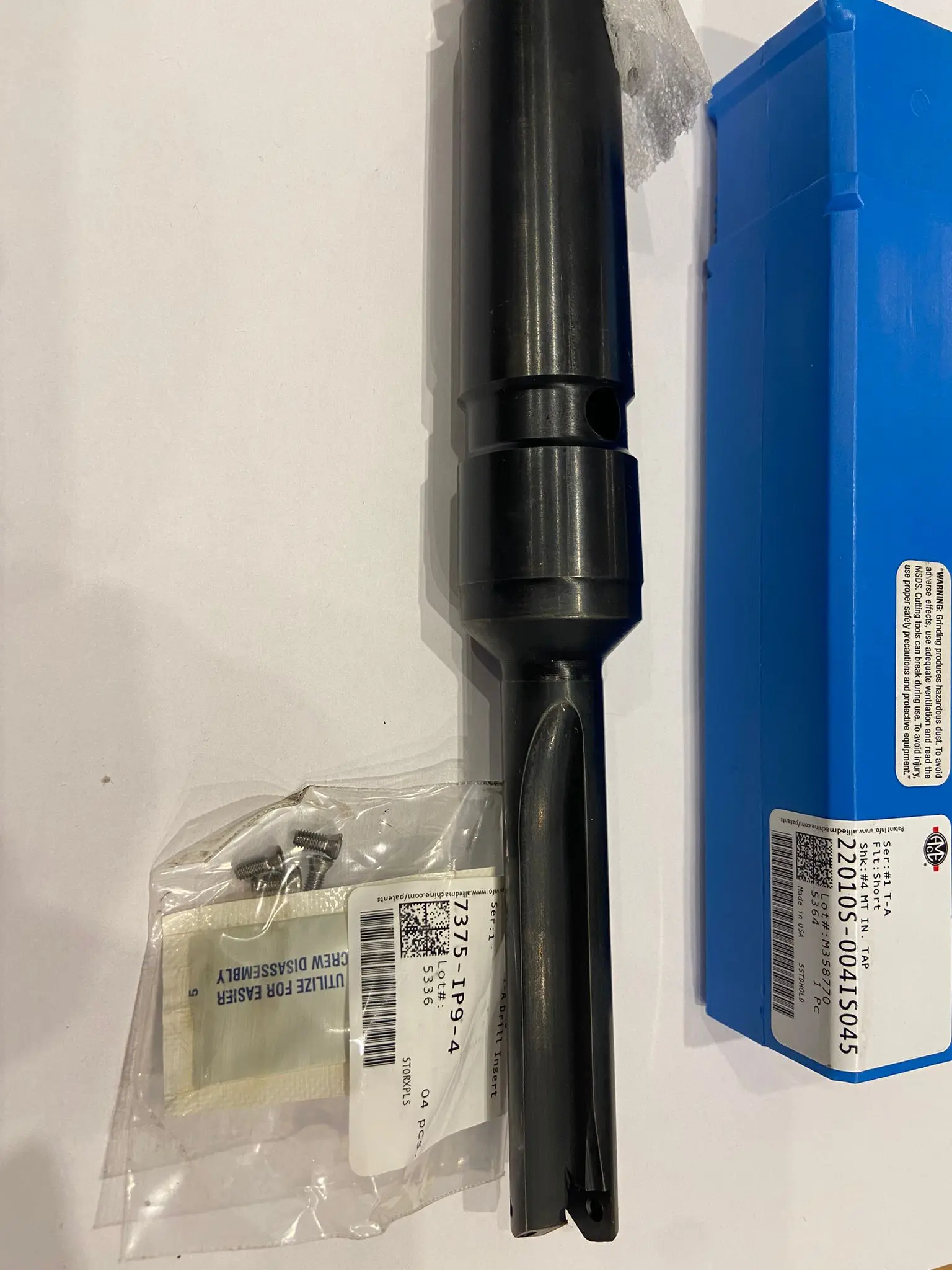 Produktfoto 1 von AMD Bohrer SHK:#4 MT in Tap 22010S-004ISO45 LOT#M358770 5364