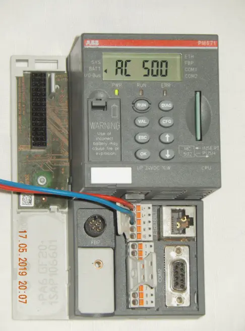 Produktfoto 1 von 1SAP130100R0170 AC500 CPU PM571-ETH B2