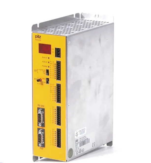Produktfoto 1 von Programmable Safety System Fail-Safe Module, 20 digital inputs, 10 single-pole outputs, triple-channel failsafe CPU, 64 KB Flash-EPROM memory, RS232 and RS485 interfaces