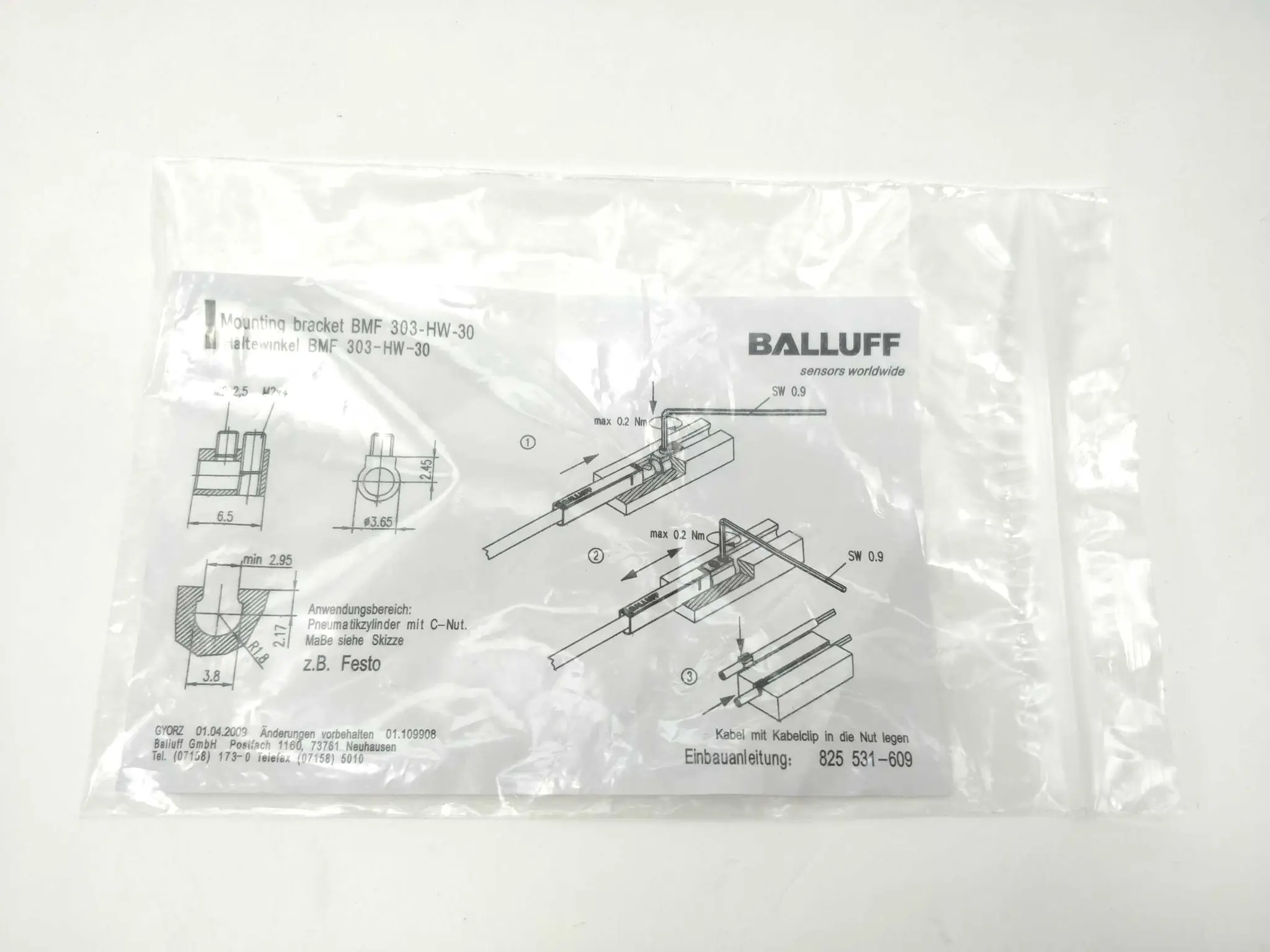 Produktfoto 1 von BALLUFF BMF0042