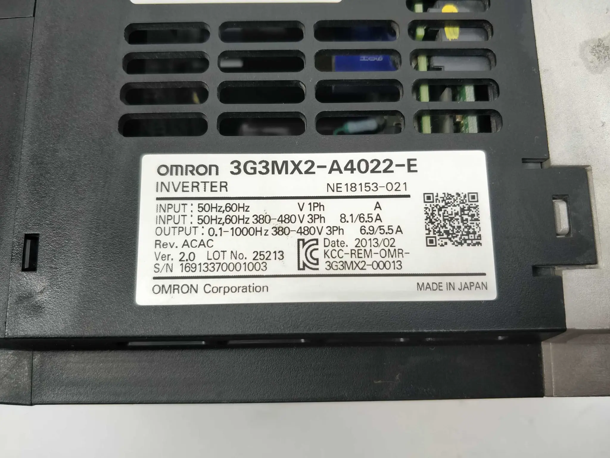 Produktfoto 1 von OMRON 3G3MX2-A4022-E