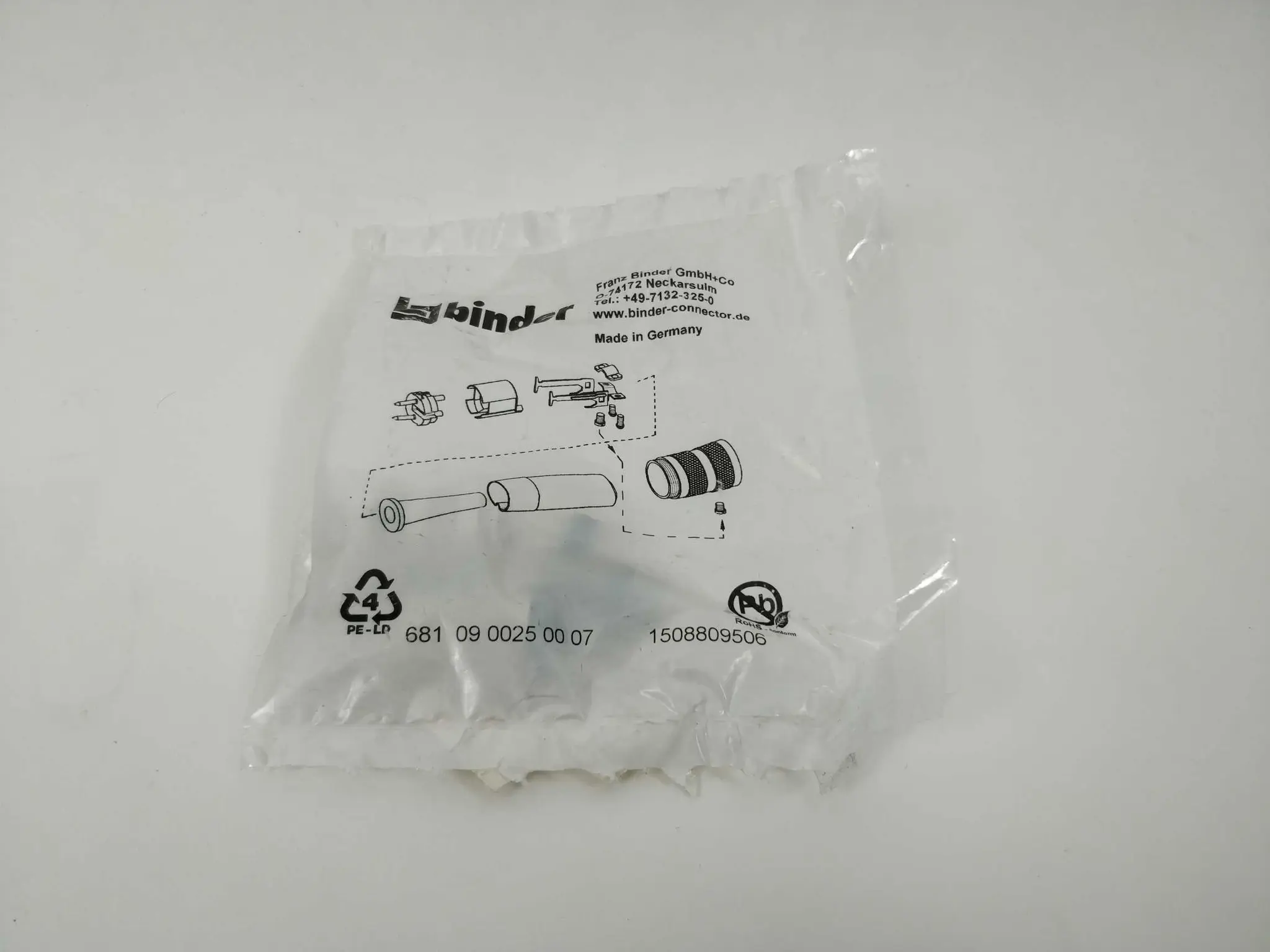 Produktfoto 1 von Binder 09 0025 00 07