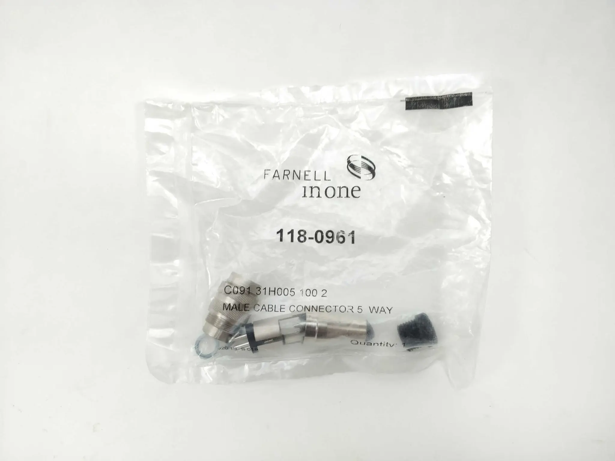 Produktfoto 1 von Farnell C09131H0051002. 118-0961
