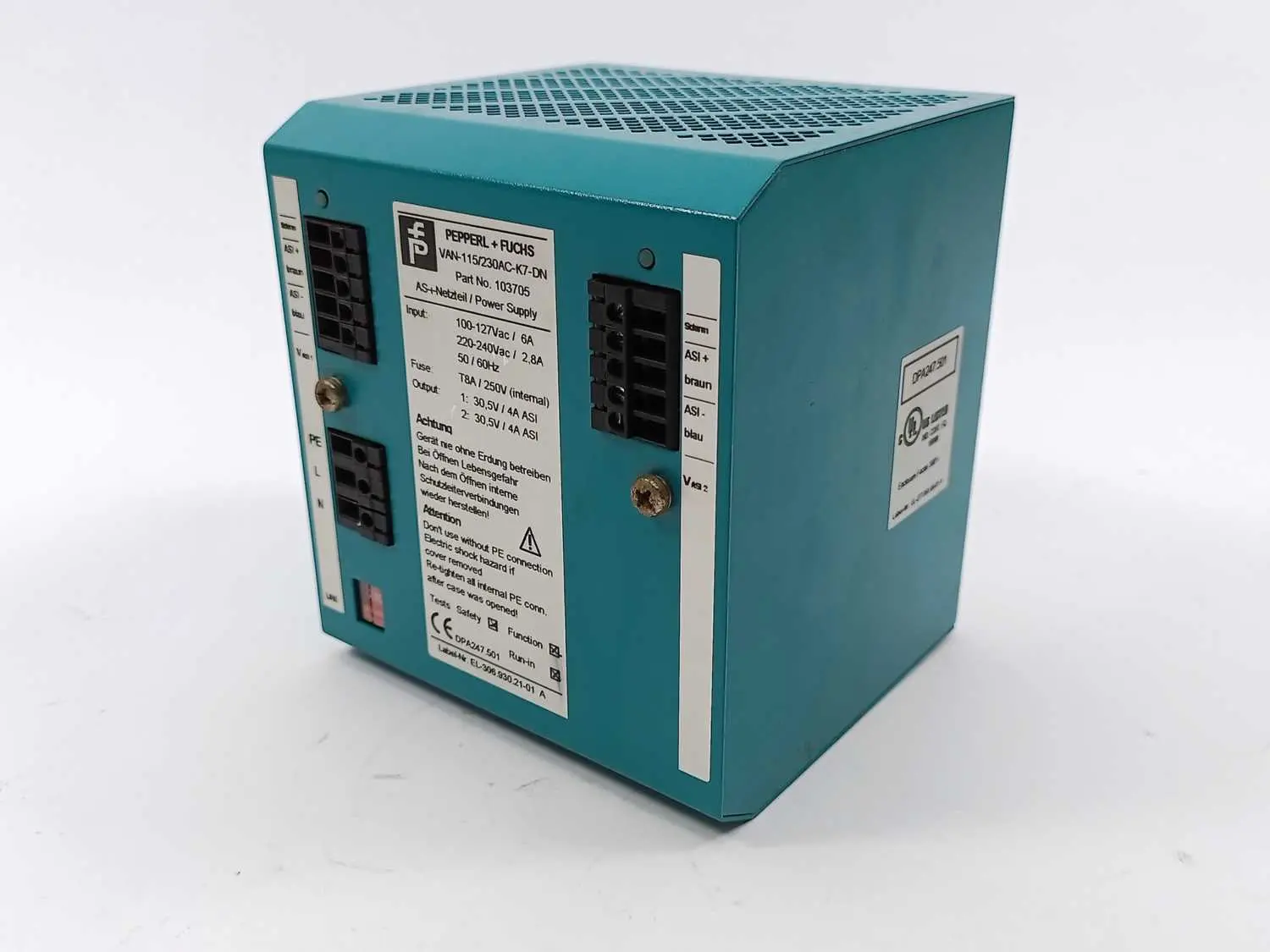 Produktfoto 1 von Pepperl+Fuchs 103705