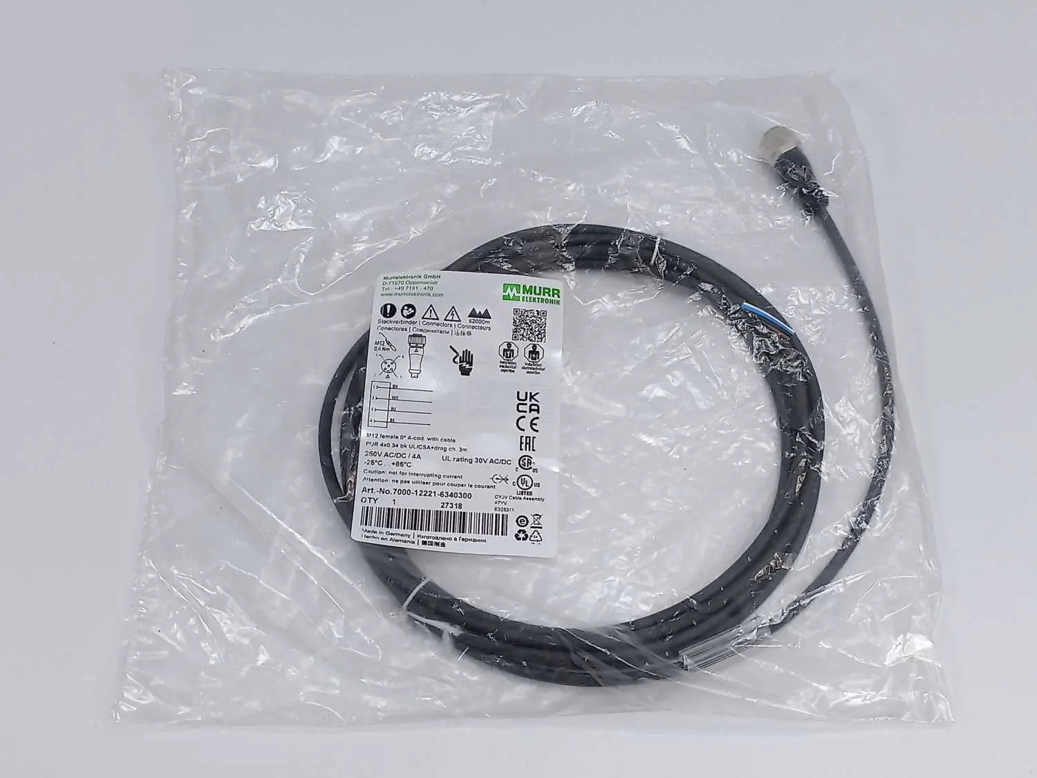 Produktfoto 1 von MURR Elektronik 7000-12221-6340300