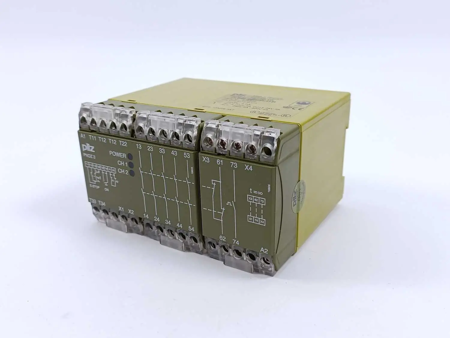 Produktfoto 1 von Pilz PNOZ 3 5S/1Ö 1W