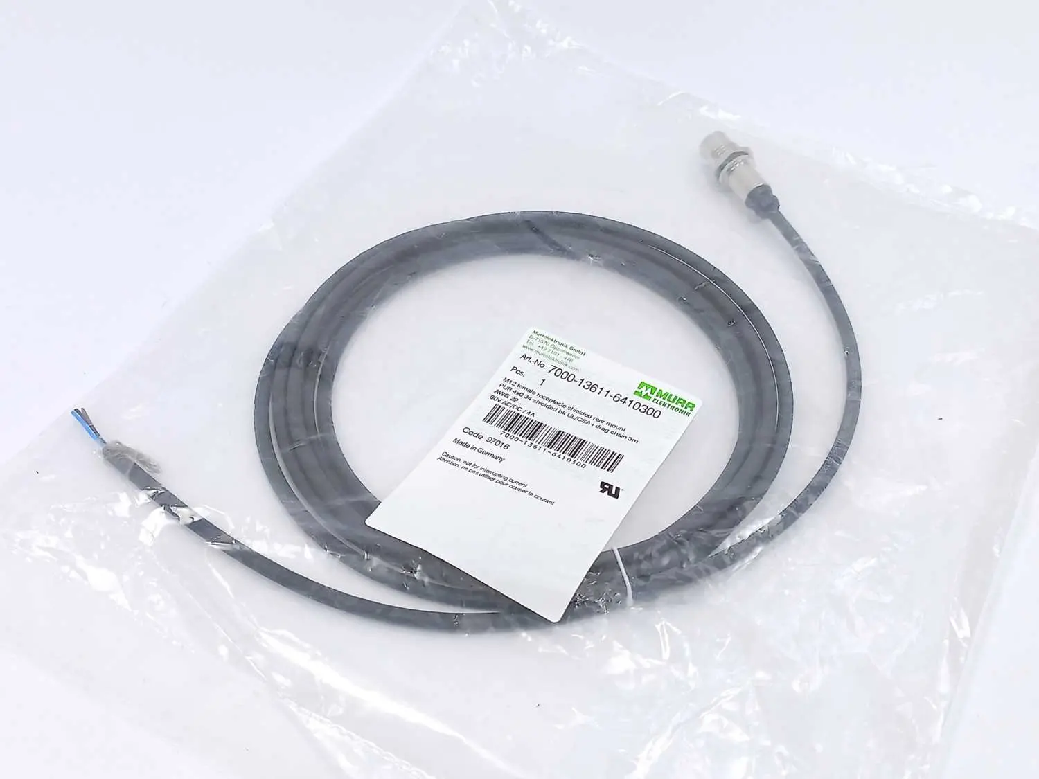 Produktfoto 1 von MURR Elektronik 7000-13611-6410300