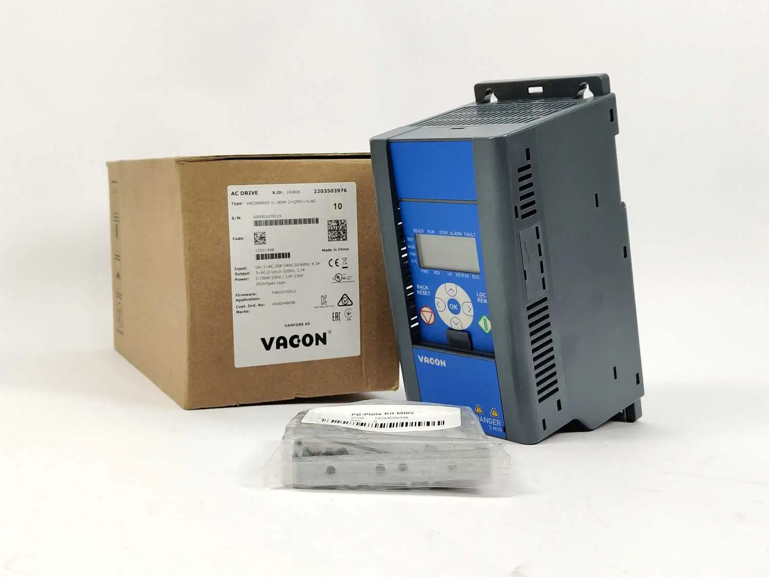 Vacon / Danfoss VACON0020-1L-0004-2+QPES+DLNO