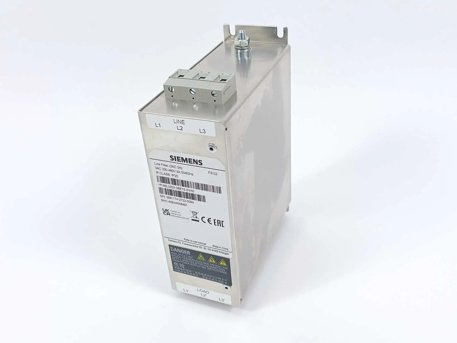 Produktfoto 1 von Siemens 6SL3203-0BE15-0VA0