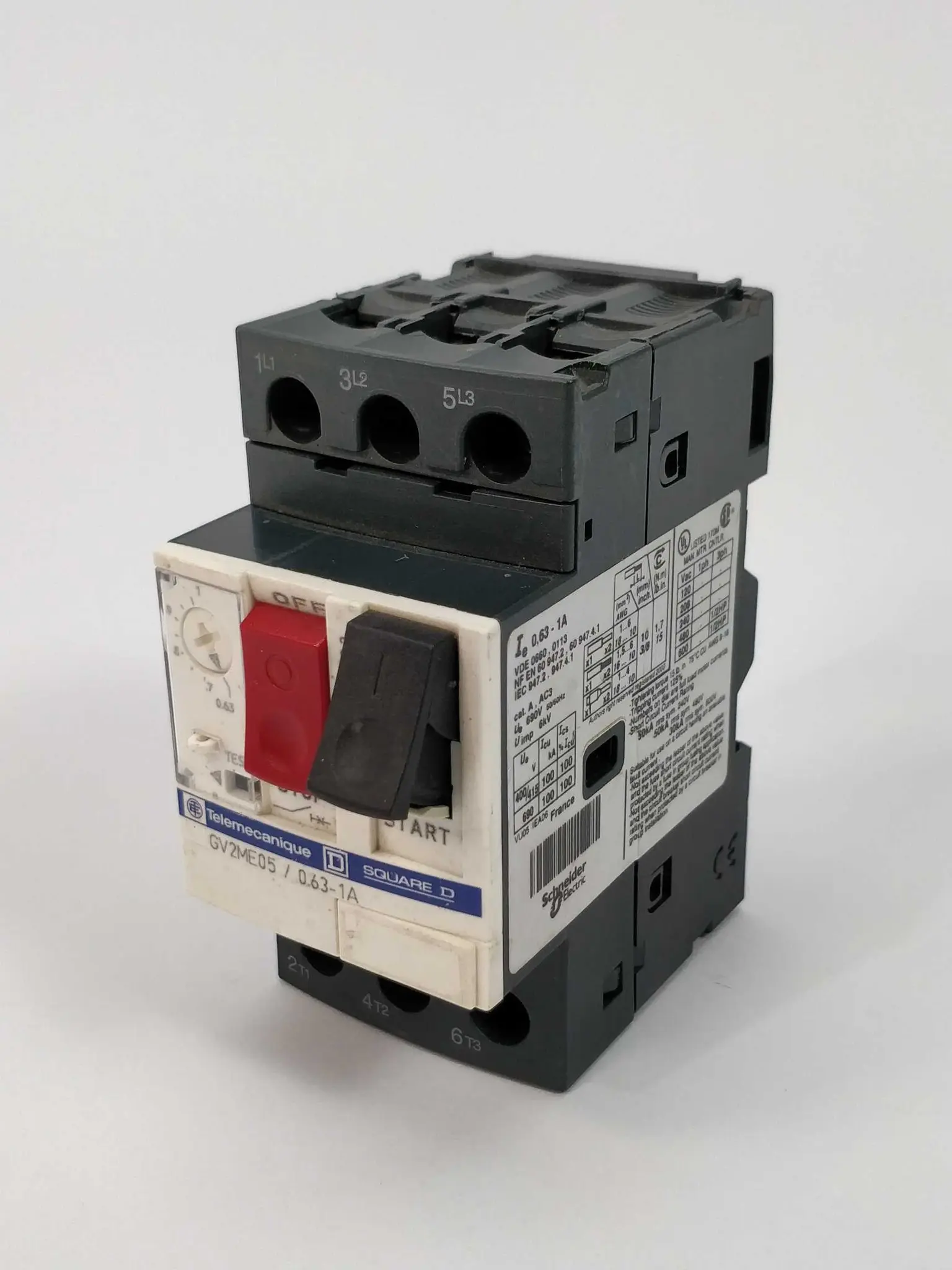 Produktfoto 1 von TELEMECANIQUE GV2ME05/0.63-1A