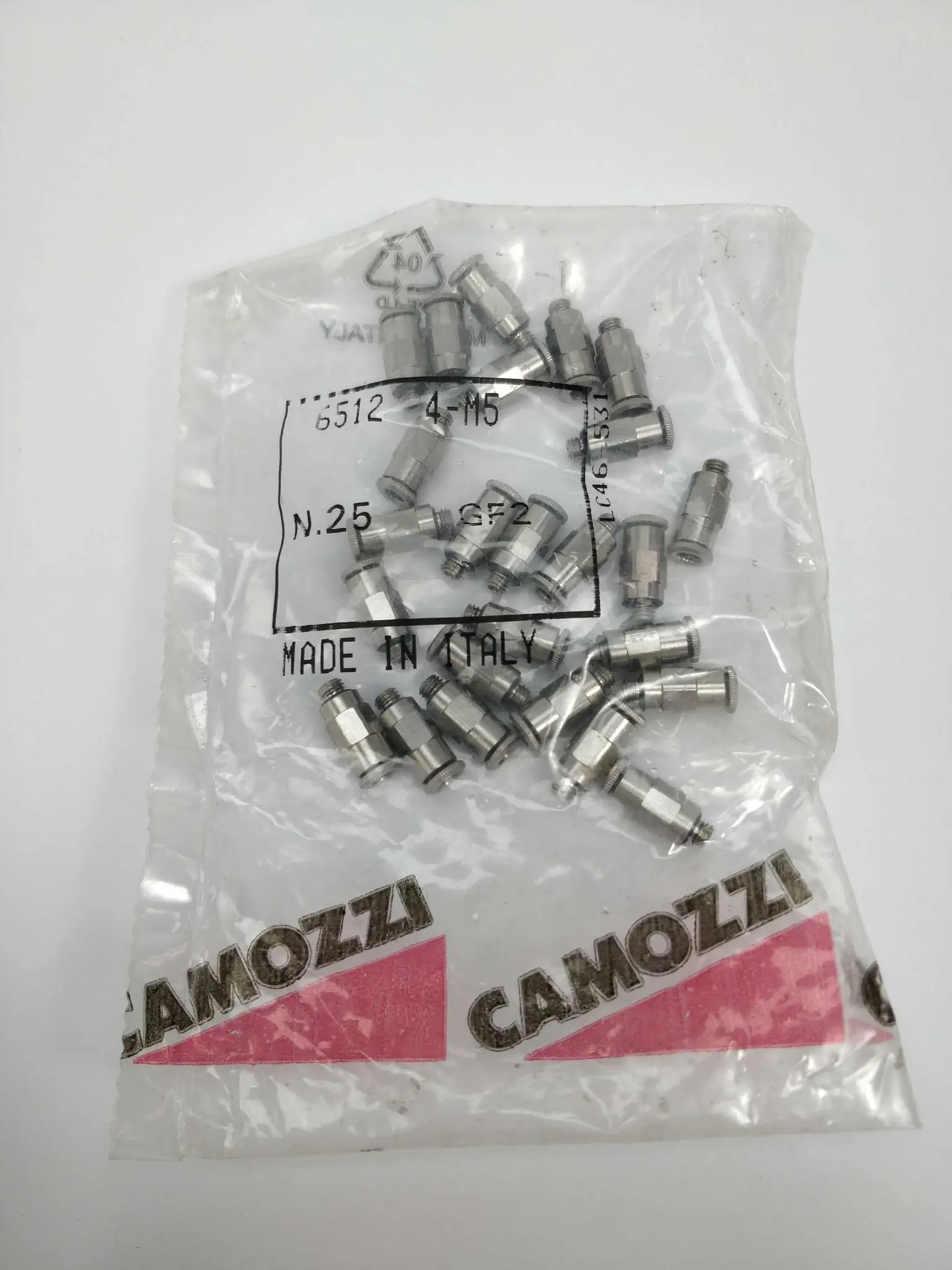 Produktfoto 1 von CAMOZZI 6512 4-M5