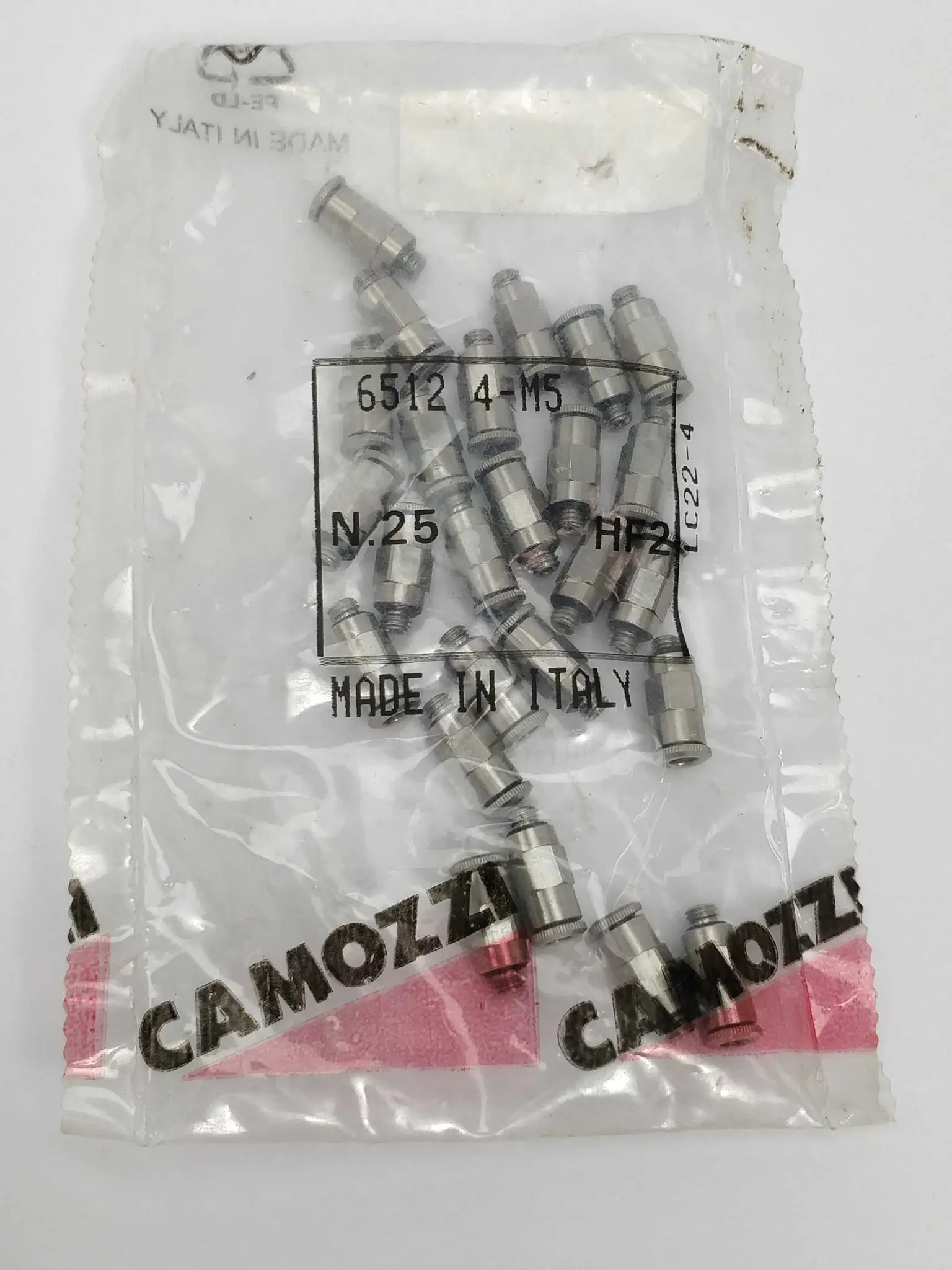 Produktfoto 1 von CAMOZZI 6512 4-M5