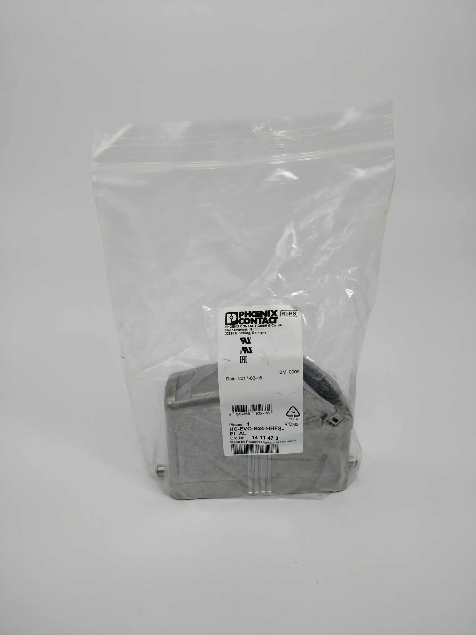 Produktfoto 1 von Phoenix Contact HC-EVO-B24-HHFS-EL-AL