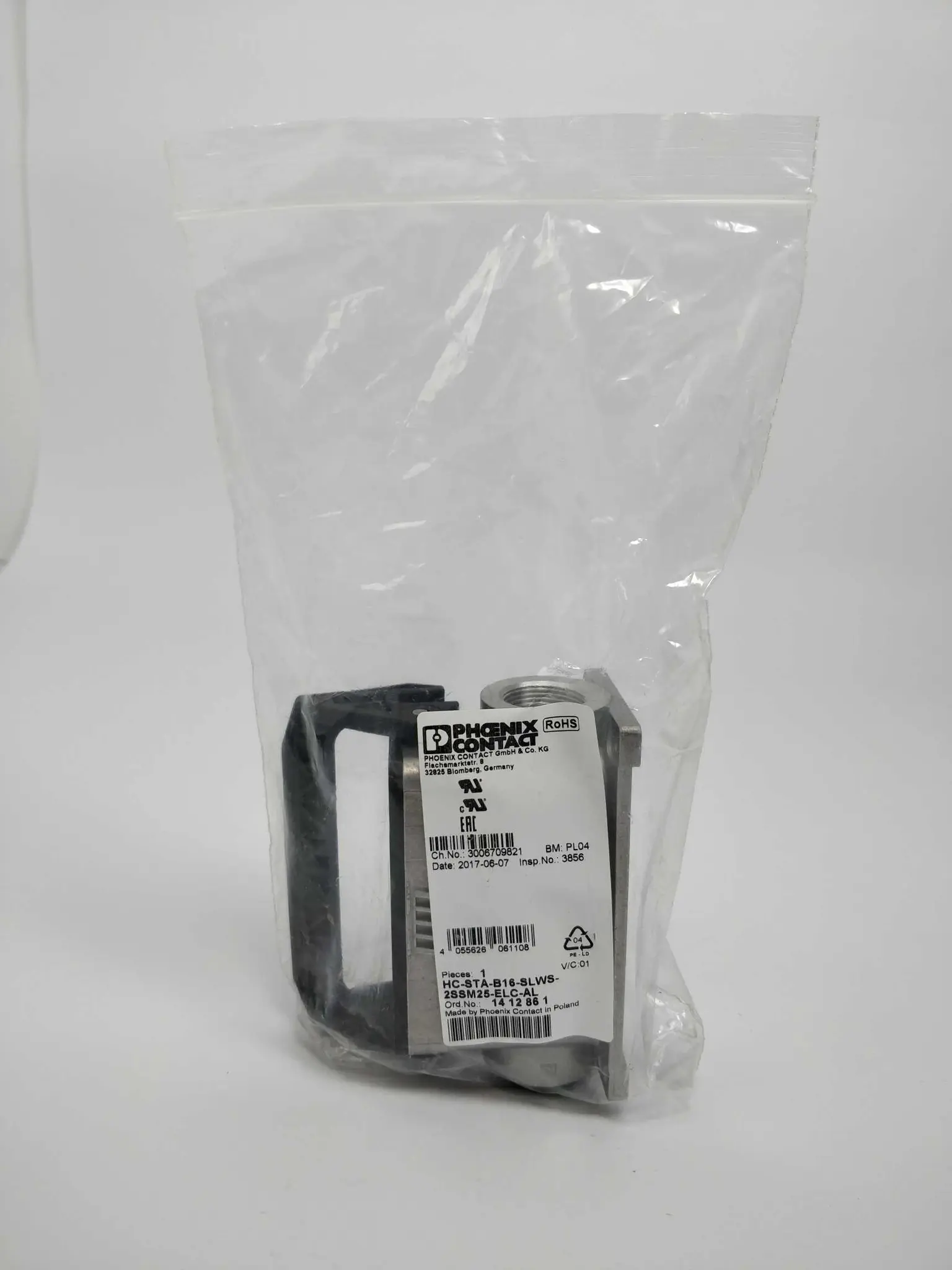 Produktfoto 1 von Phoenix Contact HC-STA-B16-SLWS-2SSM25-ELC-AL
