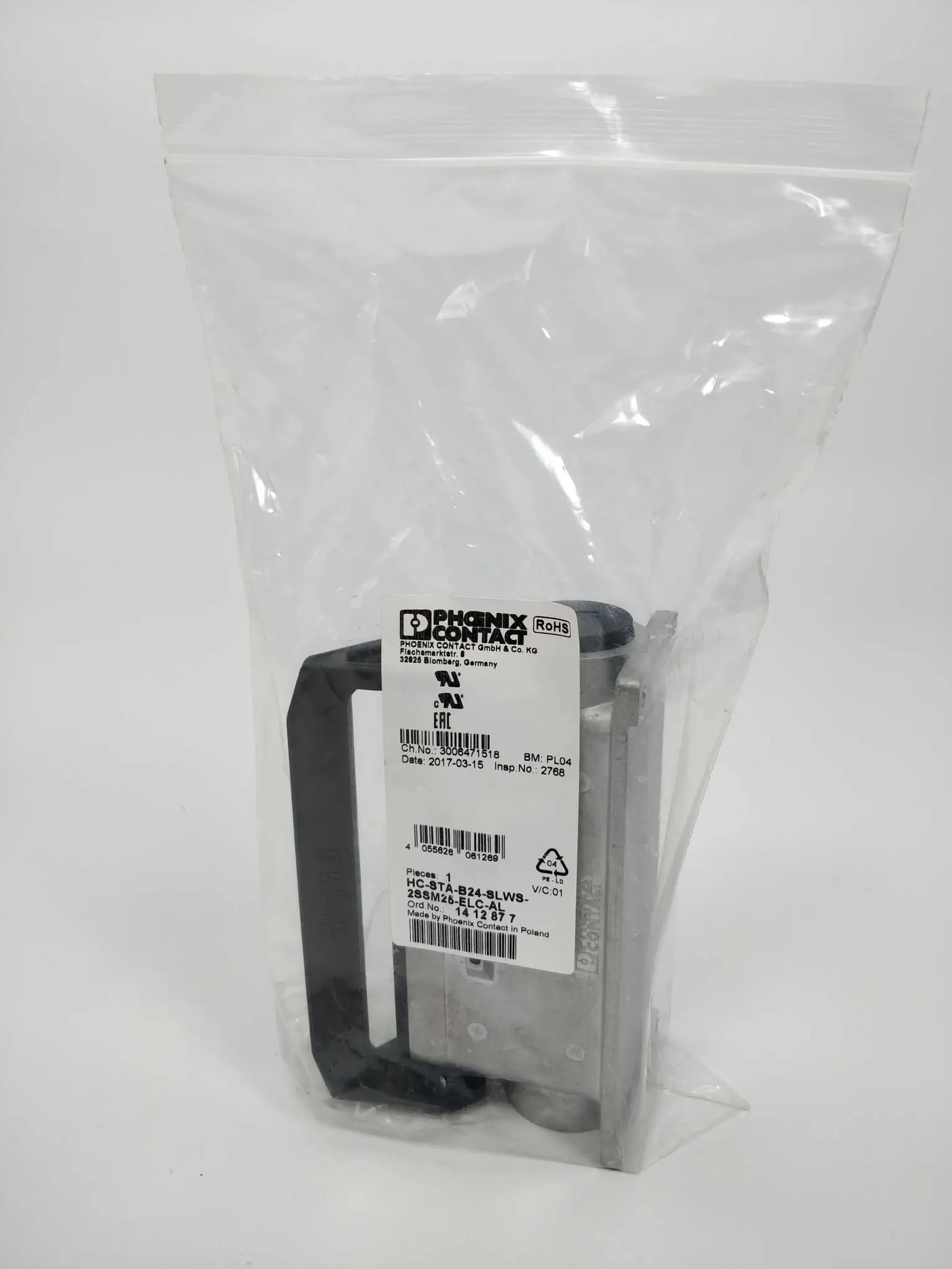Produktfoto 1 von Phoenix Contact HC-STA-B24-SLWS-2SSM25-ELC-AL