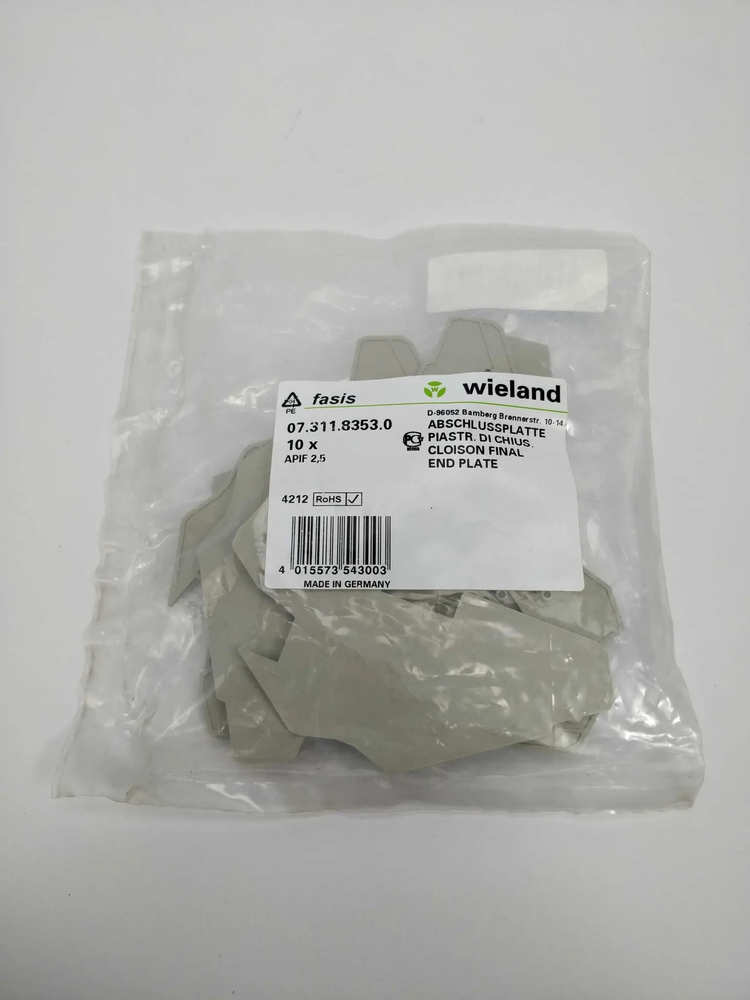 Produktfoto 1 von Wieland 07.311.8353.0