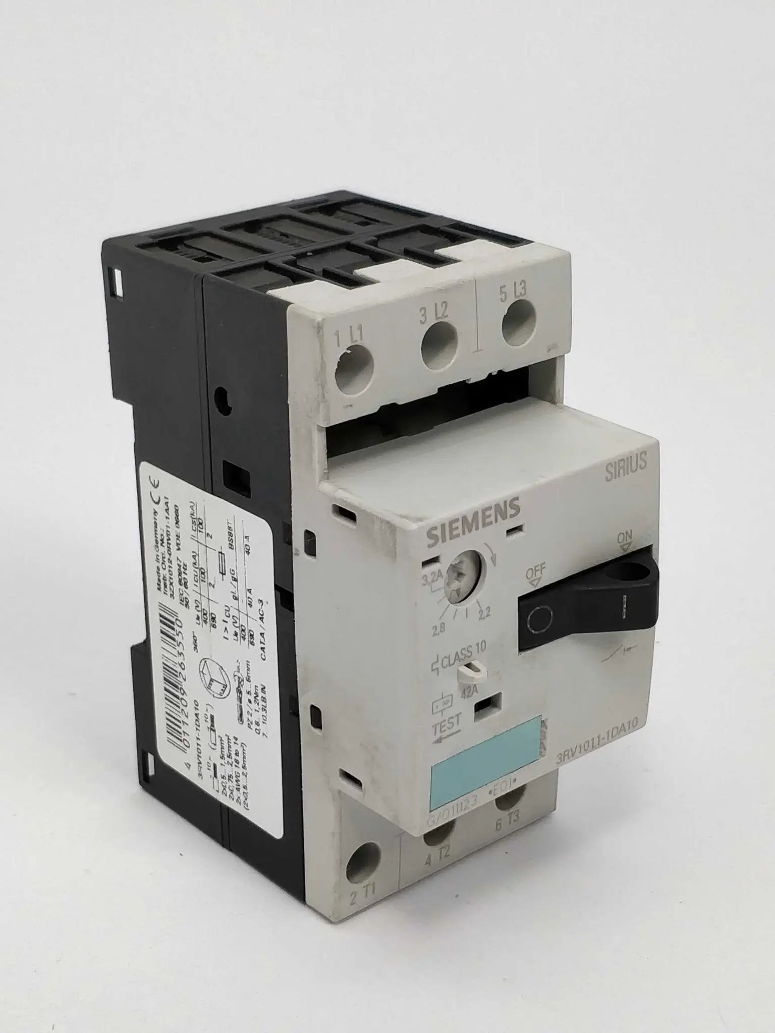 Produktfoto 1 von Siemens 3RV1011-1DA10
