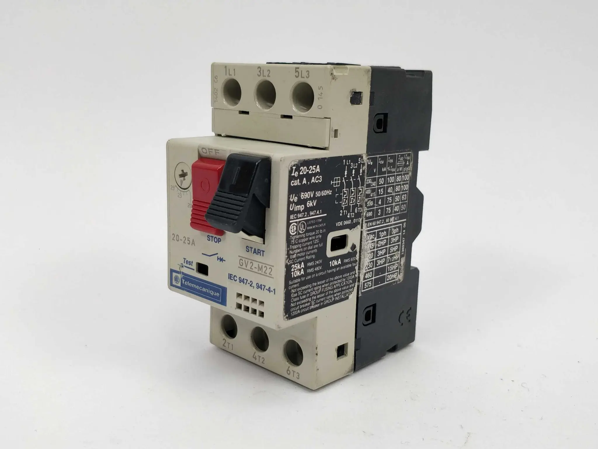Produktfoto 1 von TELEMECANIQUE GV2-M22