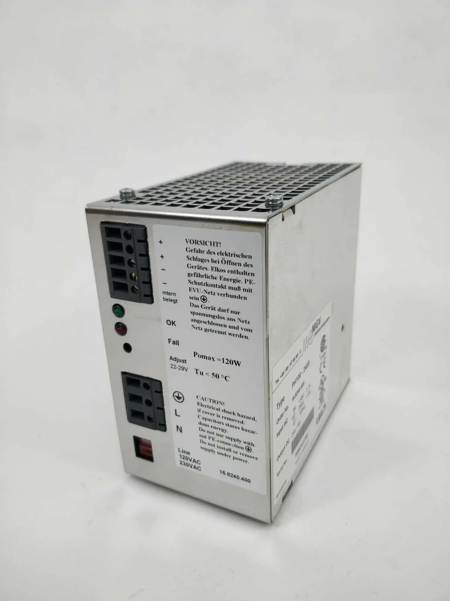 Produktfoto 1 von MGV PH100-2405