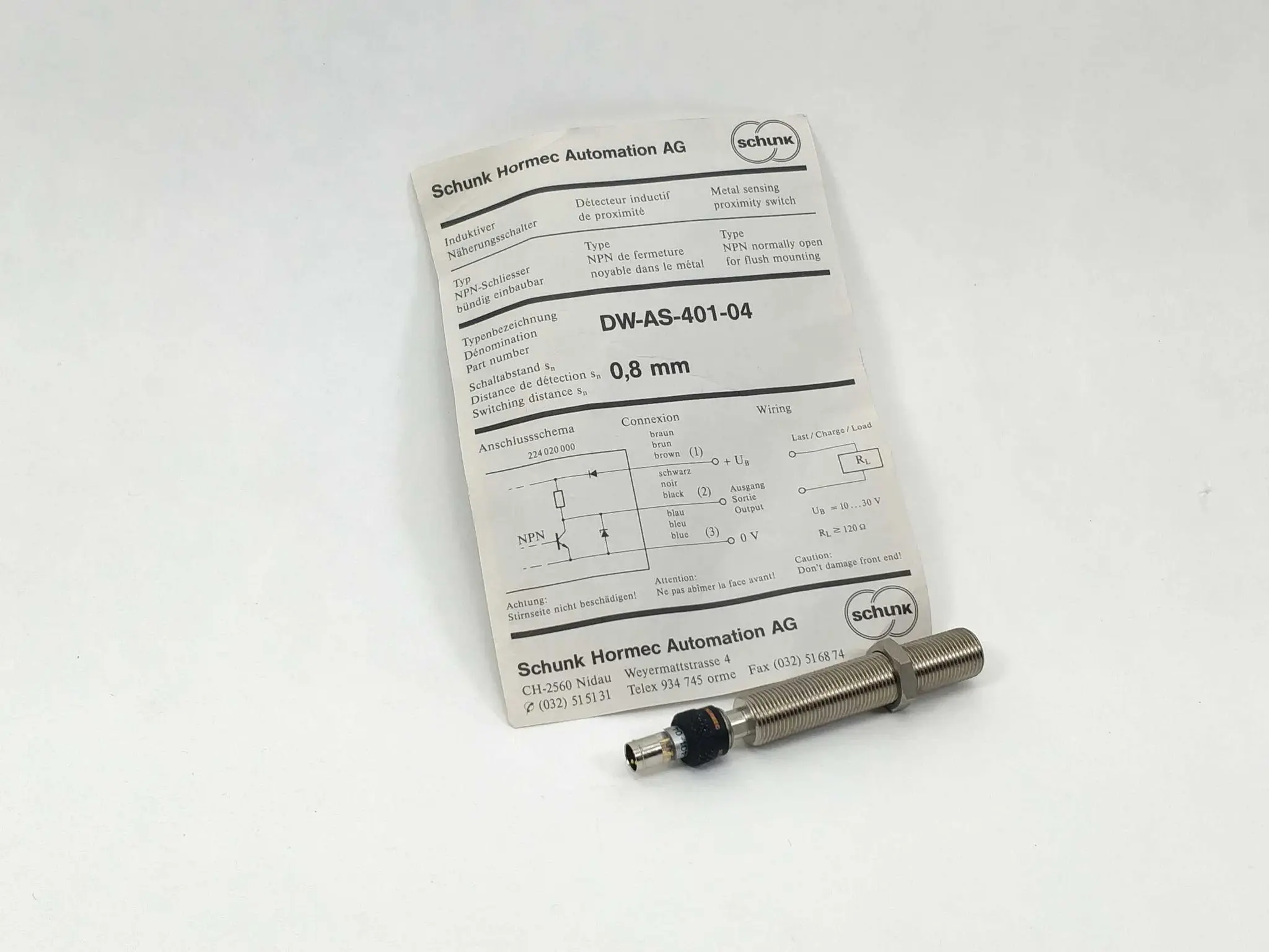 Produktfoto 1 von Schunk DW-AS-401-04
