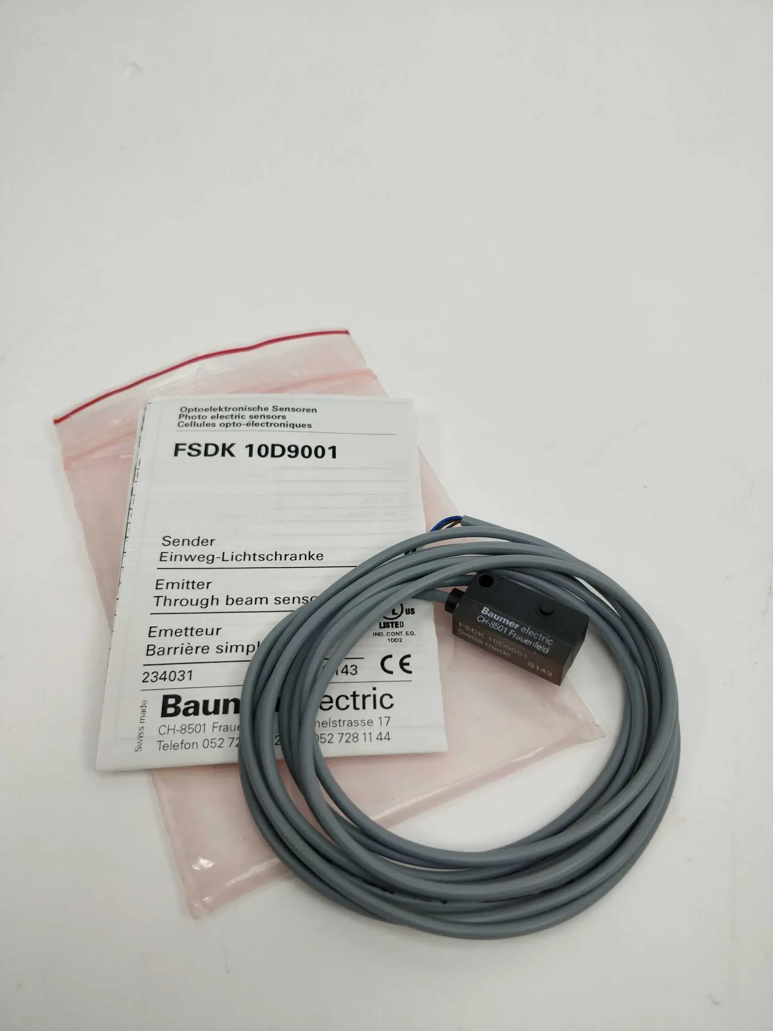 Produktfoto 1 von BAUMER ELECTRIC FSDK10D9001