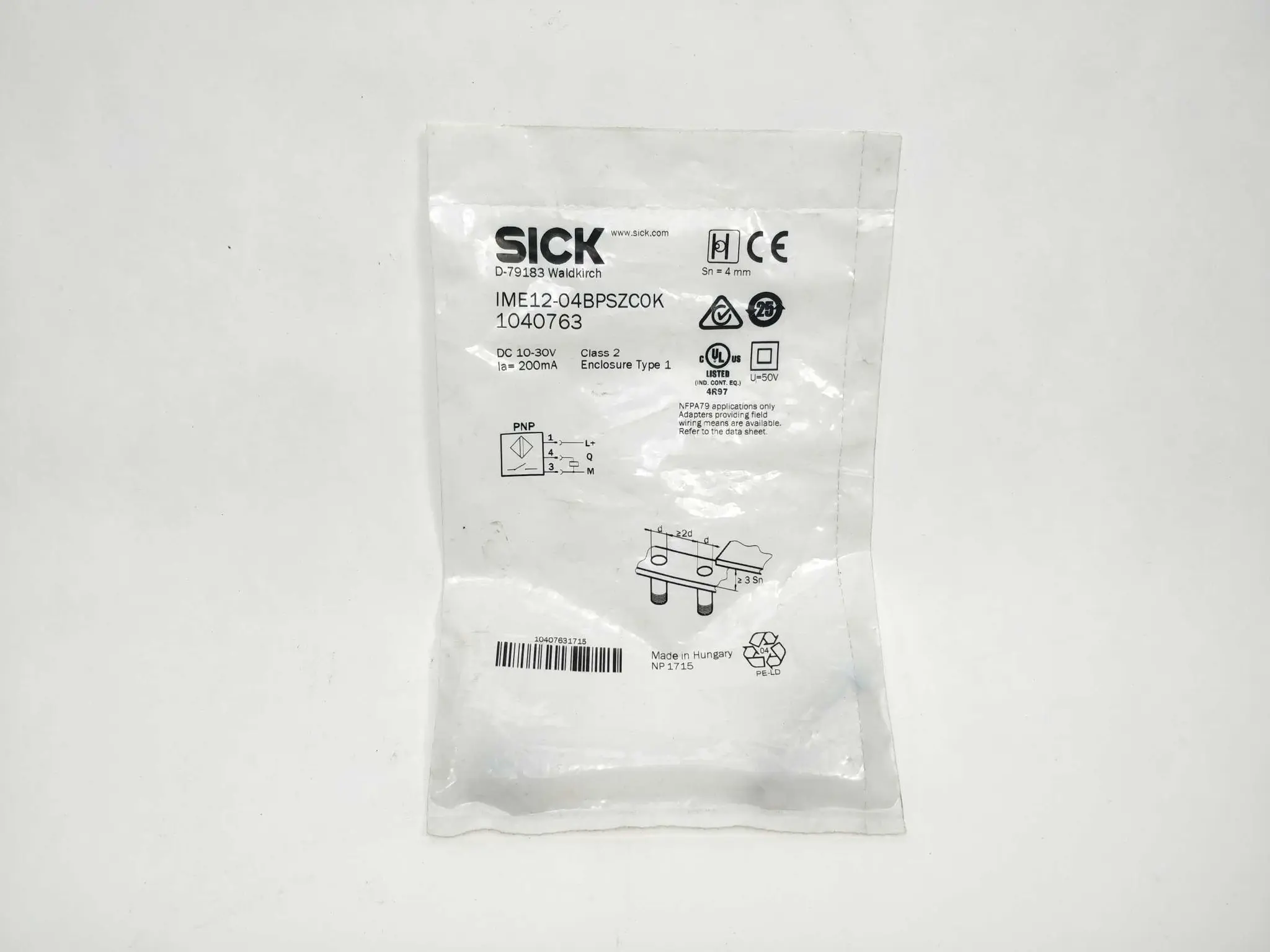 Produktfoto 1 von SICK 1040763