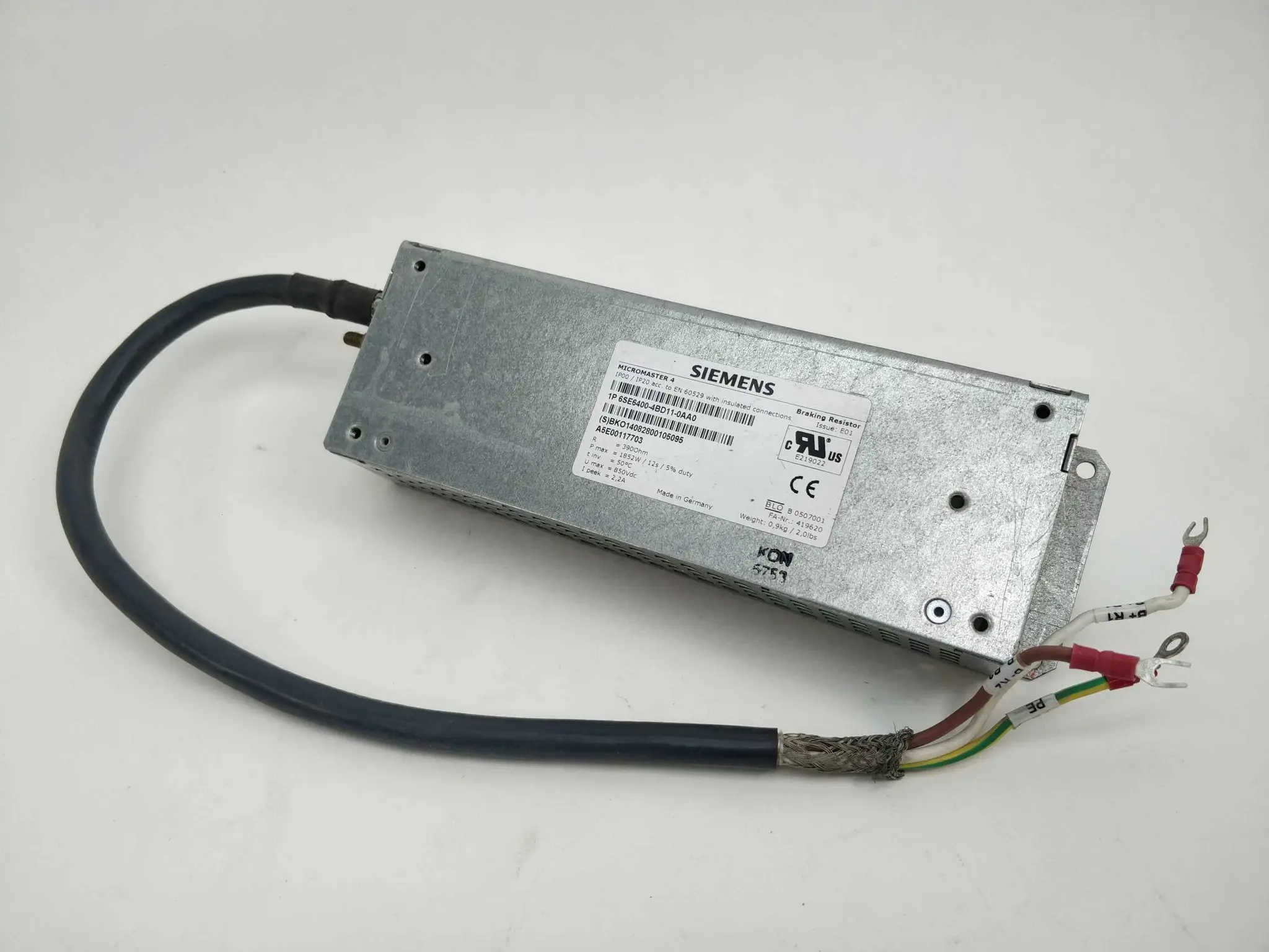 Produktfoto 1 von Siemens 6SE6400-4BD11-0AA0