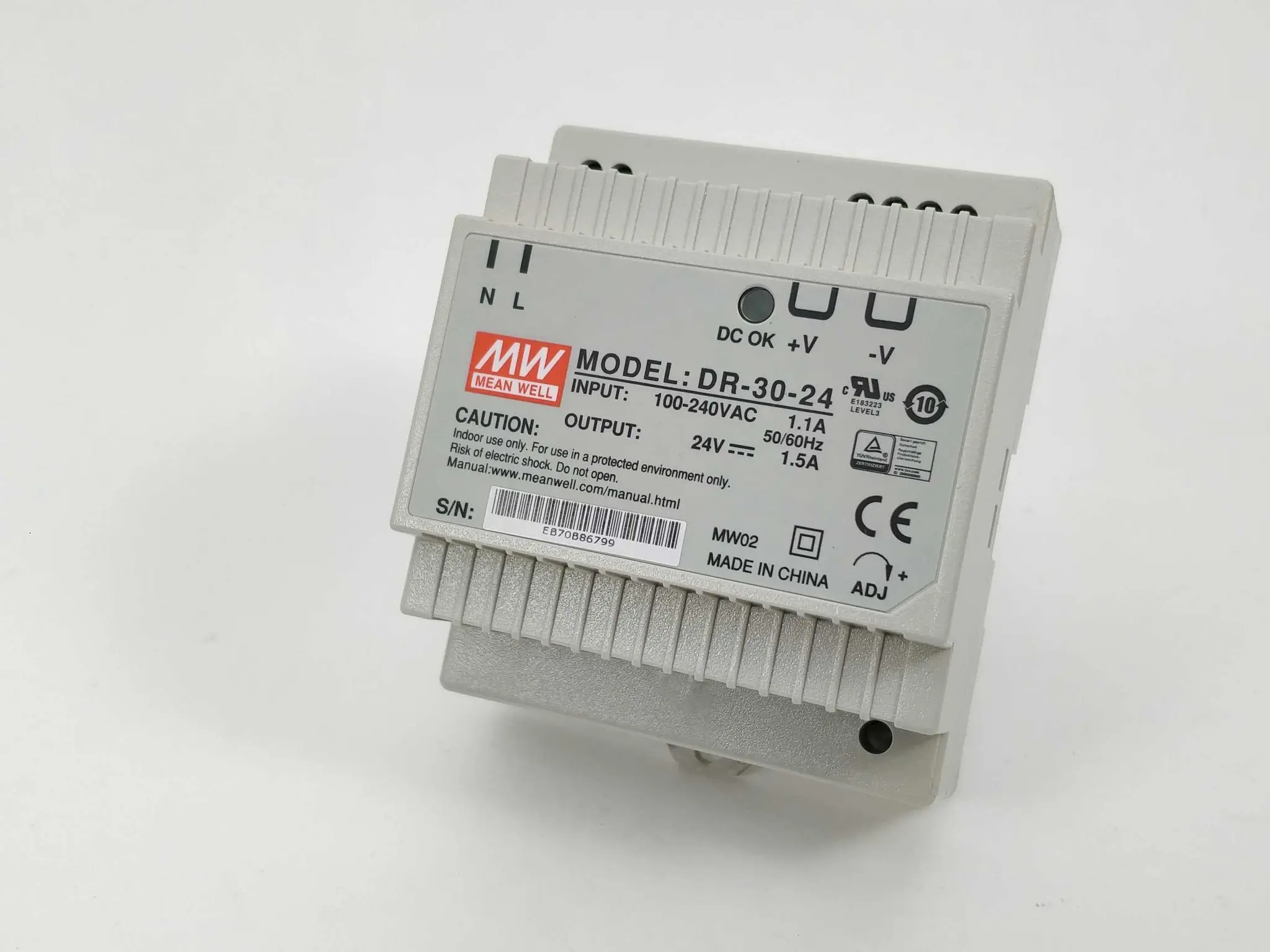Produktfoto 1 von Mean Well DR-30-24