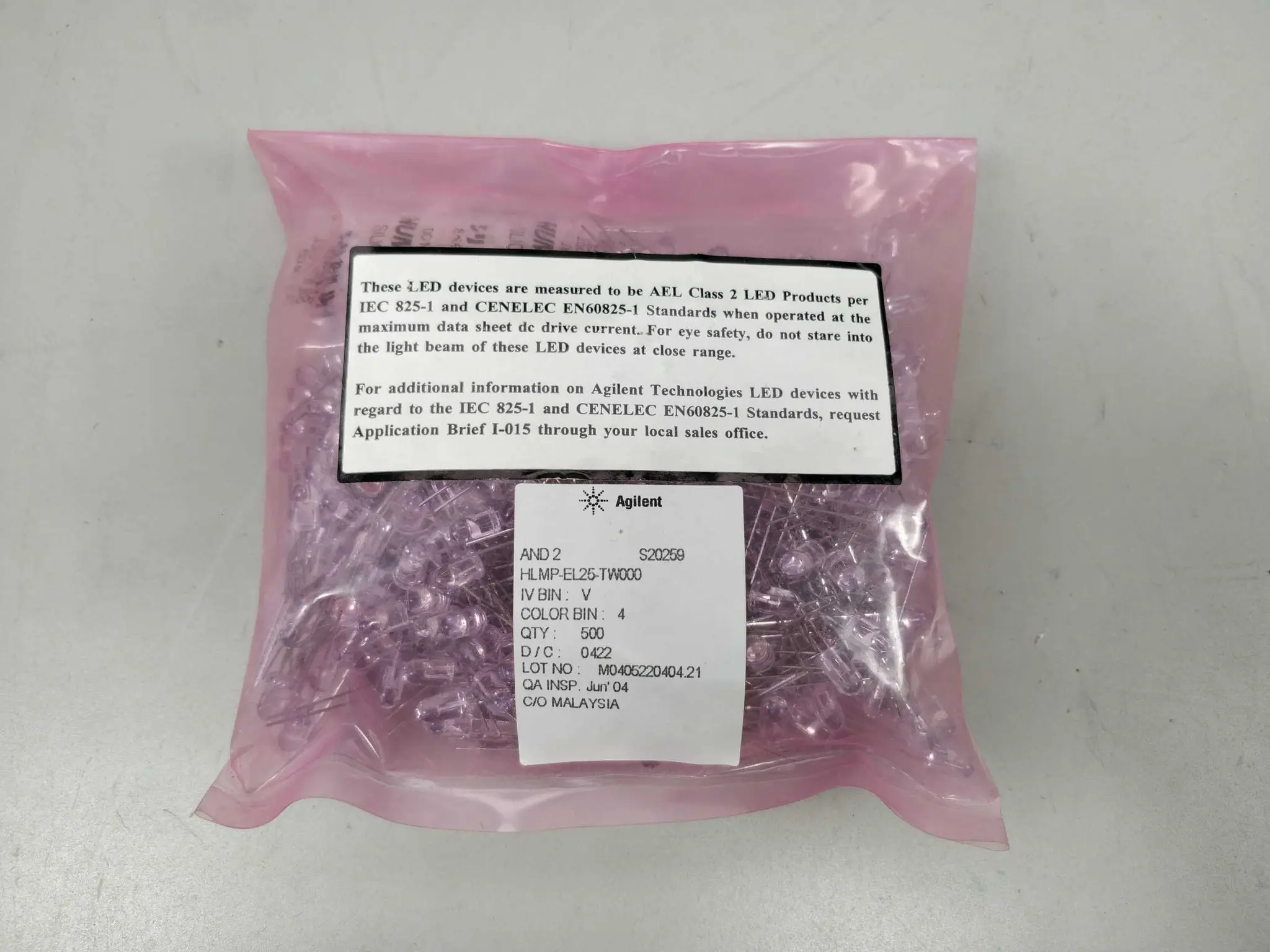 Produktfoto 1 von Broadcom HLMP-EL25-TW000