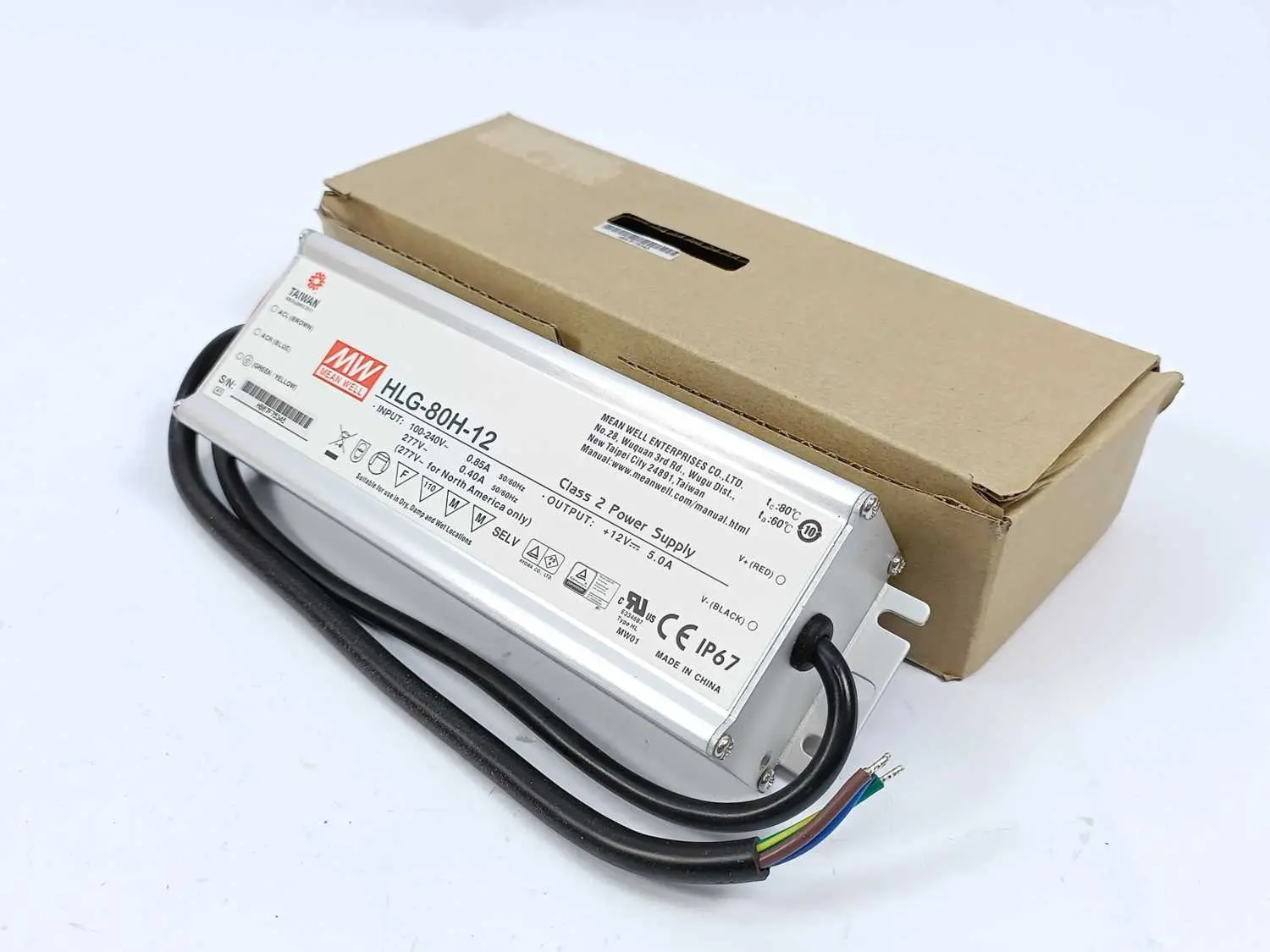Produktfoto 1 von Mean Well HLG-80H-12