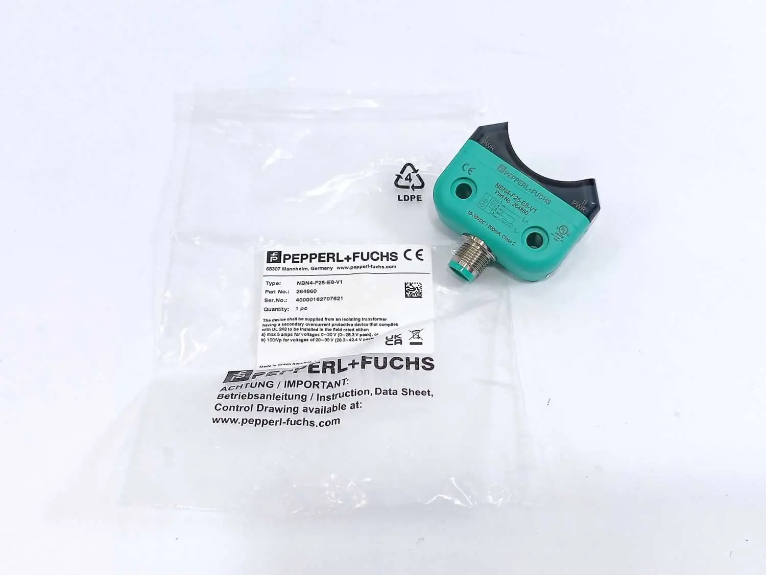 Produktfoto 1 von Pepperl+Fuchs 264860