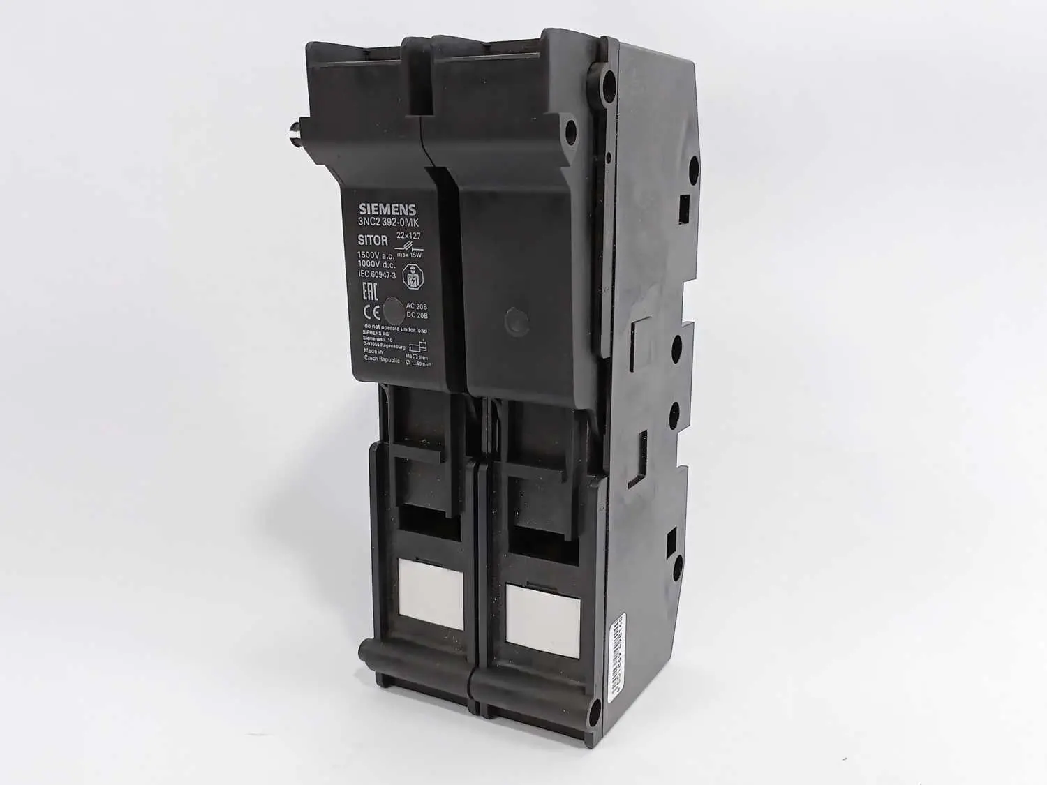 Produktfoto 1 von SITOR Sicherungshalter 22x 127 63A 1500V AC/DC 1000V 2-polig