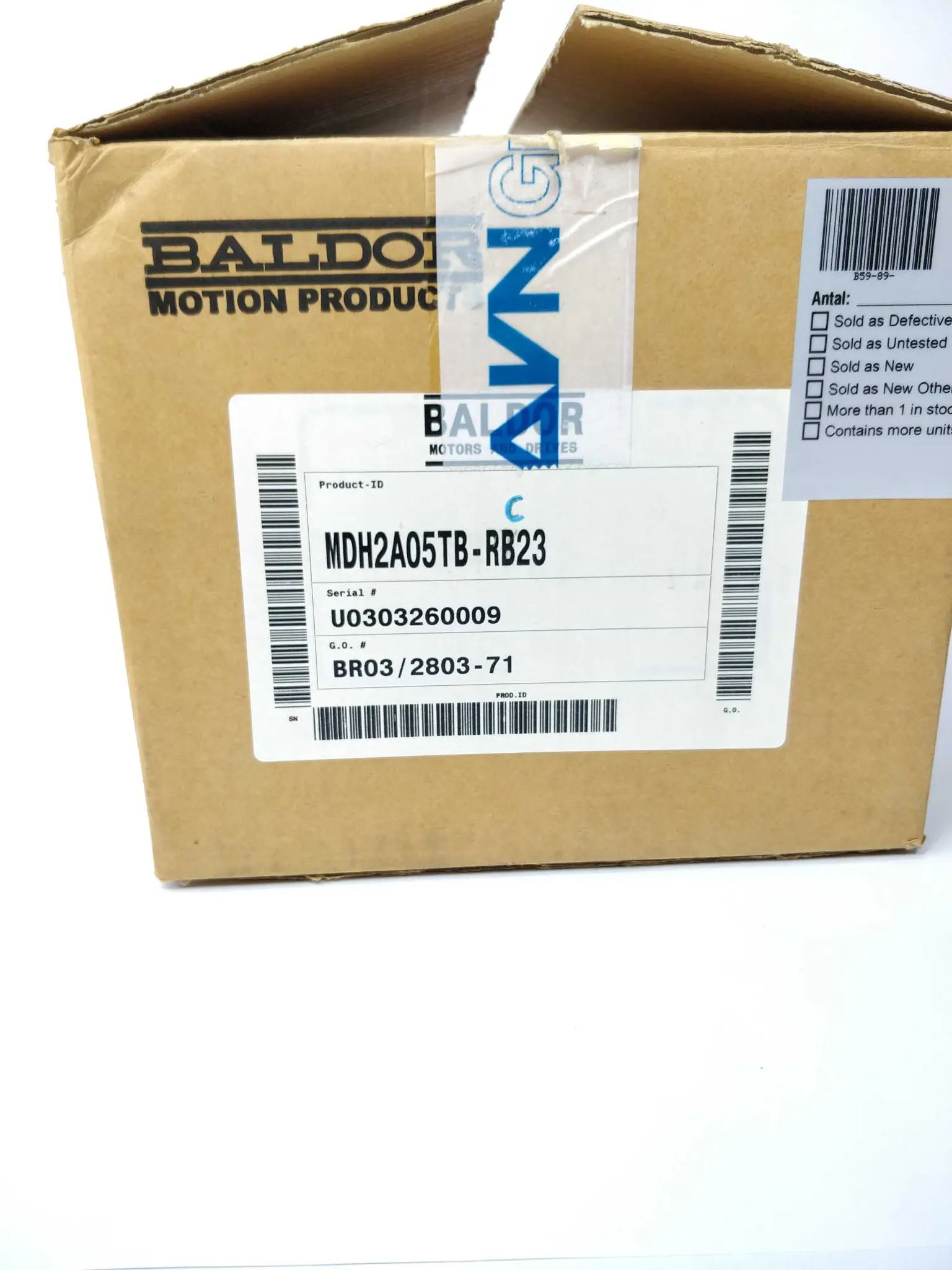 Produktfoto 1 von BALDOR MDH2A05TB-RC23