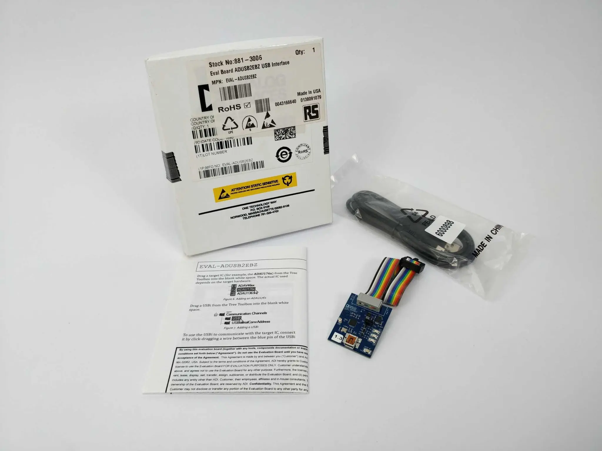 Produktfoto 1 von Analog Devices EVAL-ADUSB2EBZ