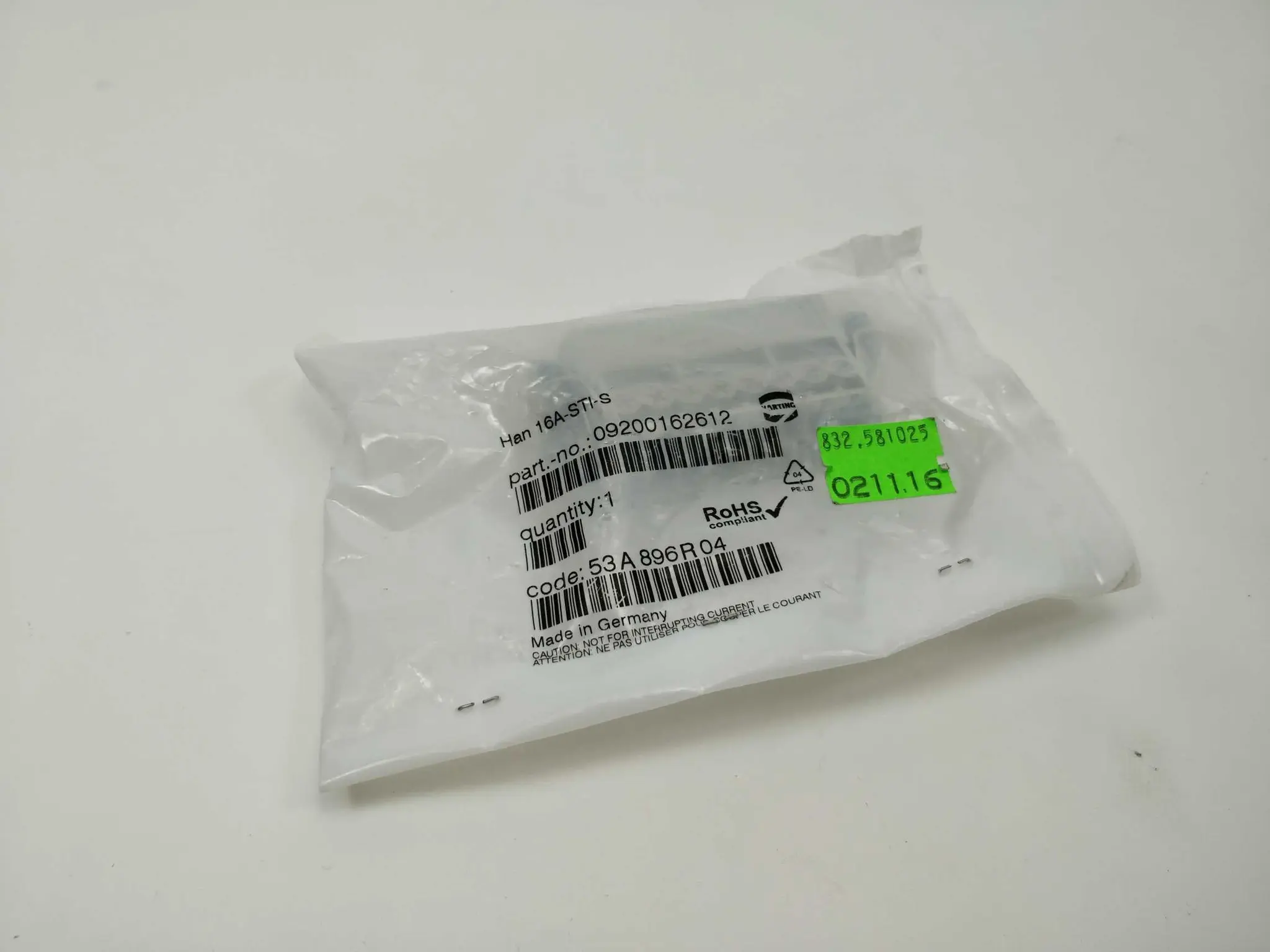 Produktfoto 1 von Harting 09200162612