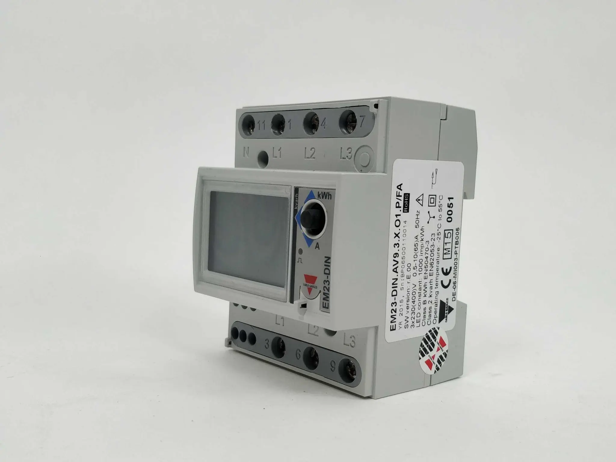 Produktfoto 1 von Carlo Gavazzi EM23-DIN.AV9.3.X.O1.P/FA EM23