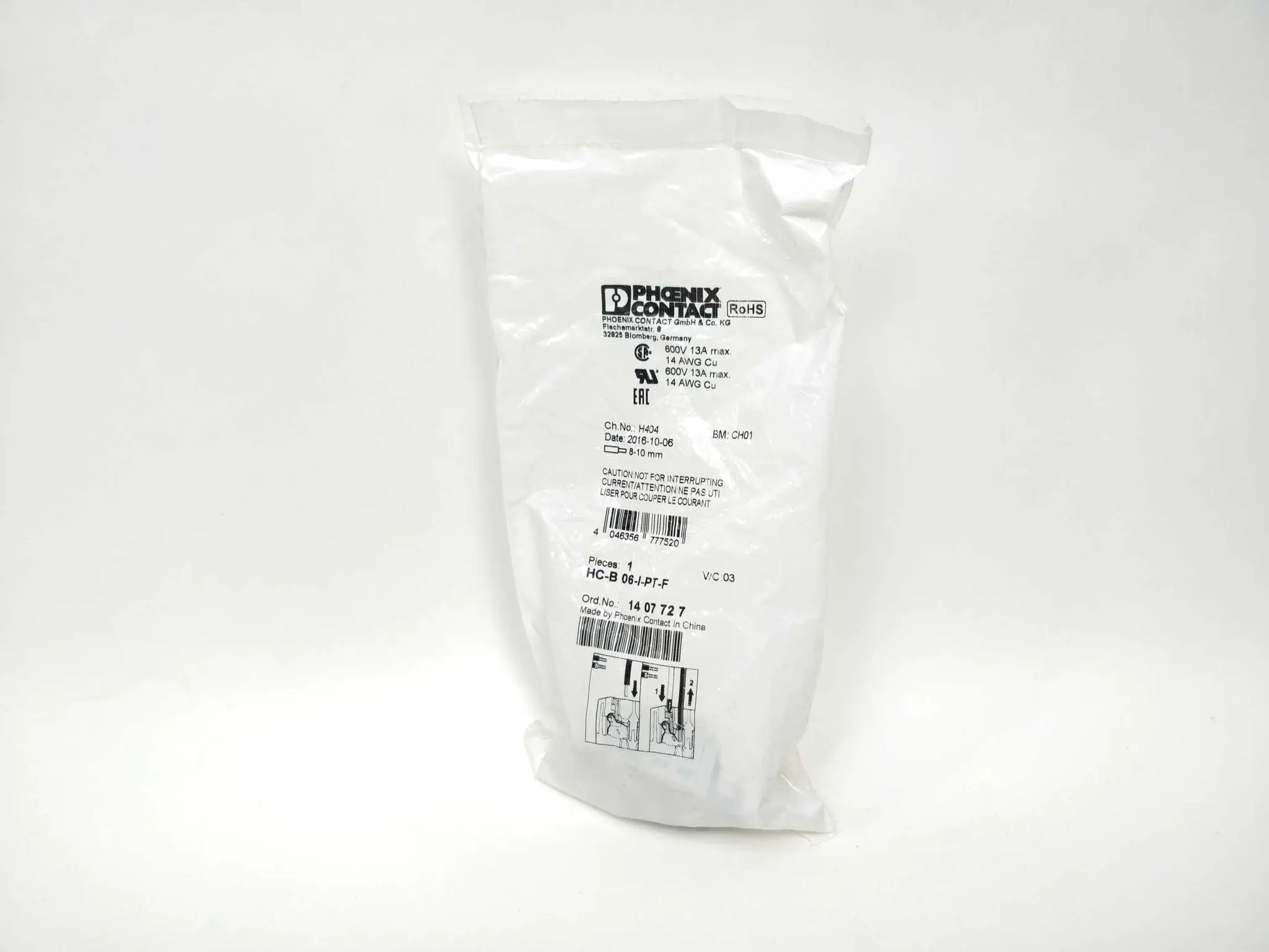 Produktfoto 1 von Phoenix Contact 1407727