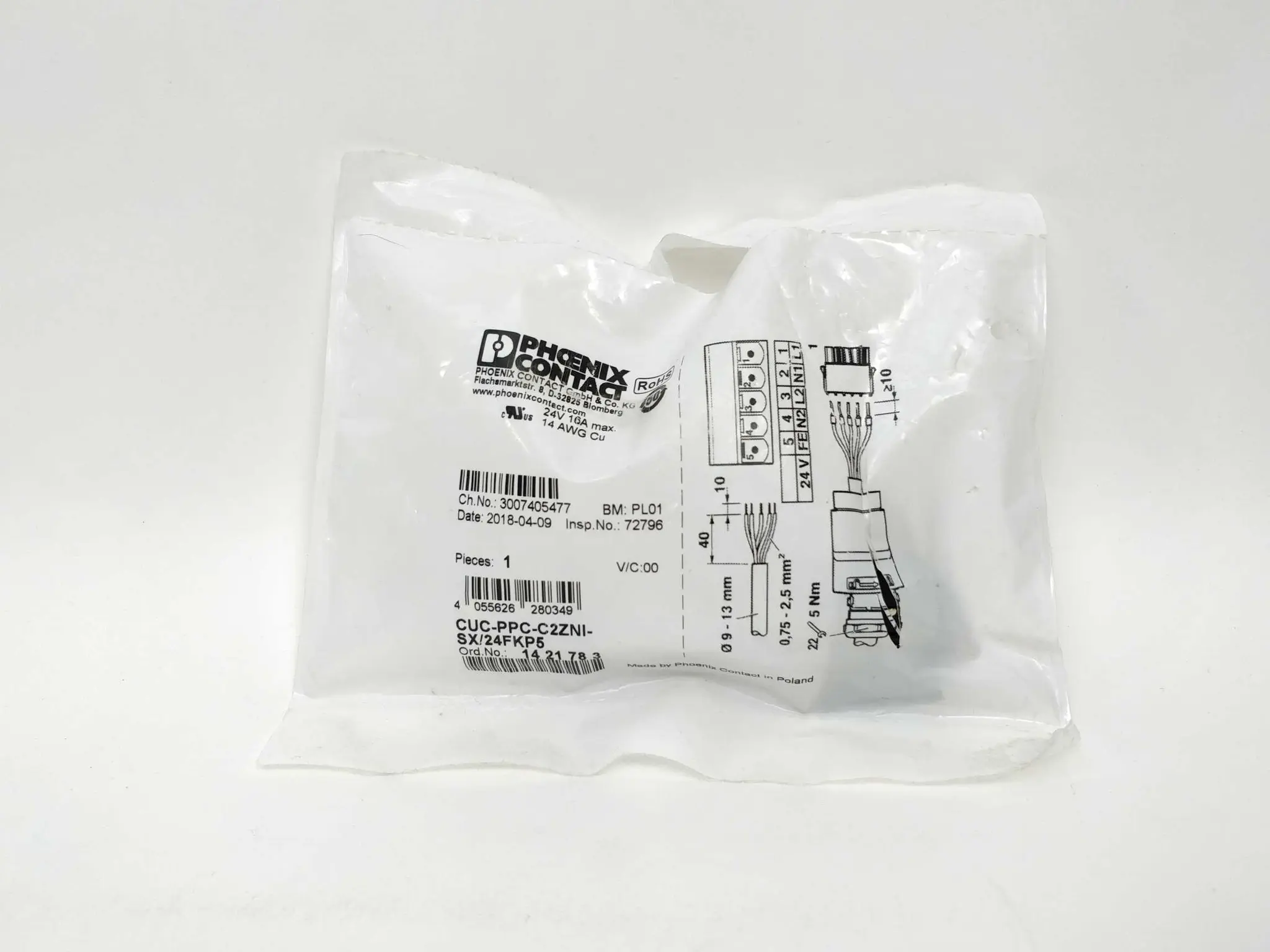 Produktfoto 1 von Phoenix Contact 1421783