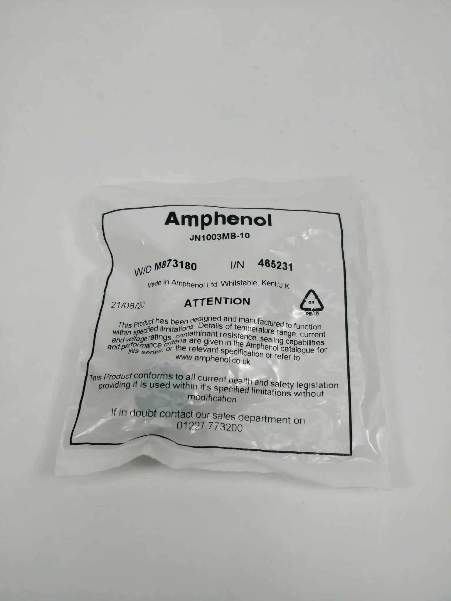 Produktfoto 1 von Amphenol JN1003MB-10