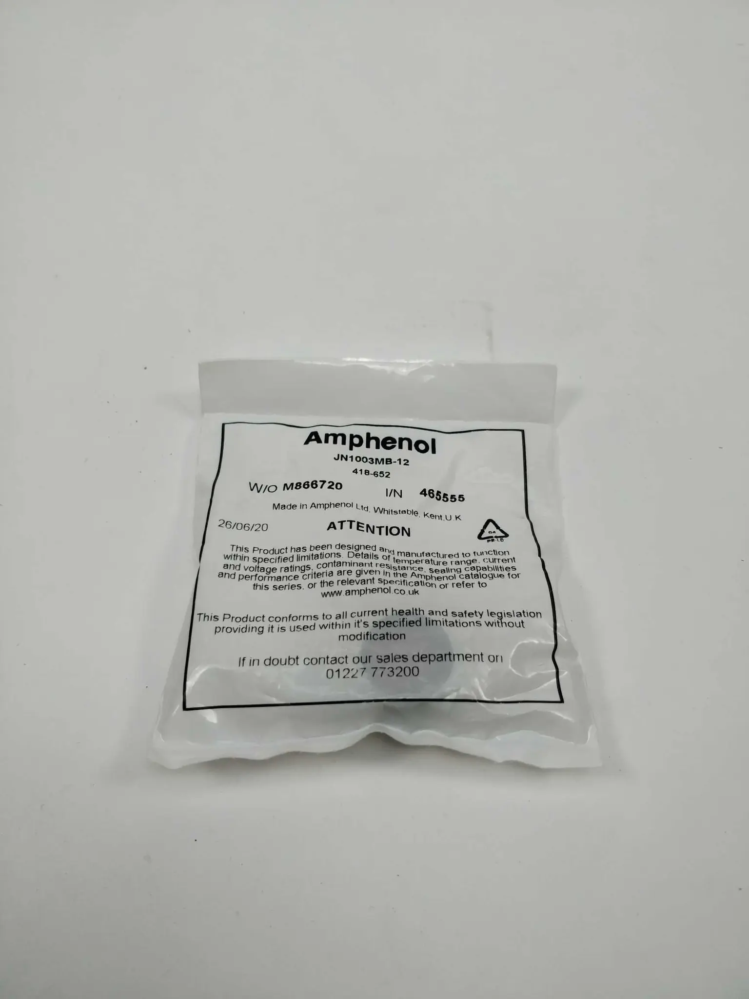 Produktfoto 1 von Amphenol JN1003MB-12