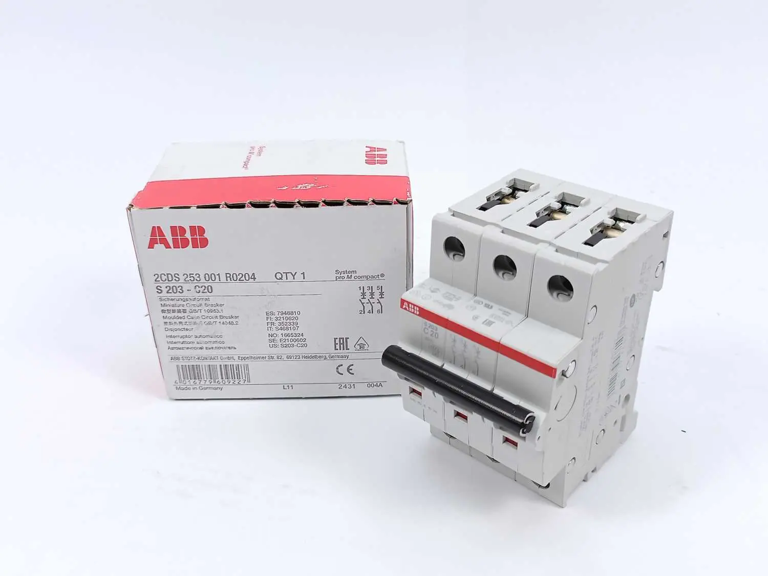 Produktfoto 1 von ABB 2CDS253001R0204