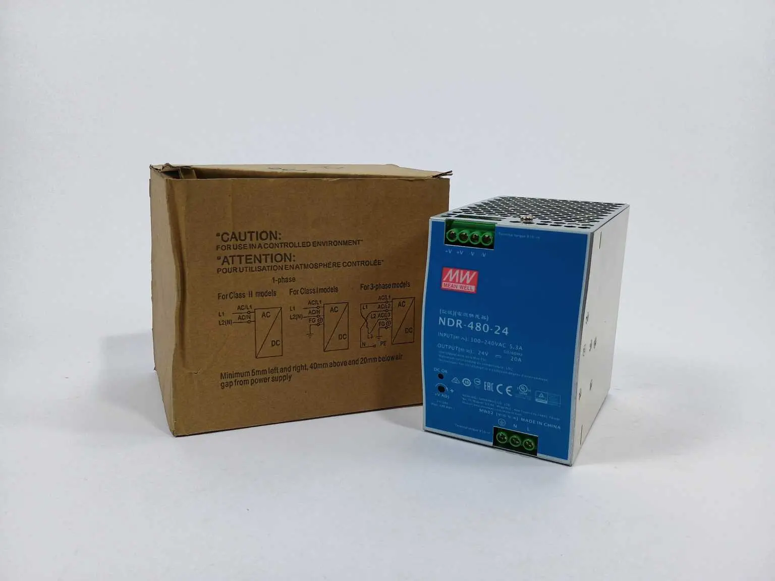 Produktfoto 1 von Mean Well NDR-480-24