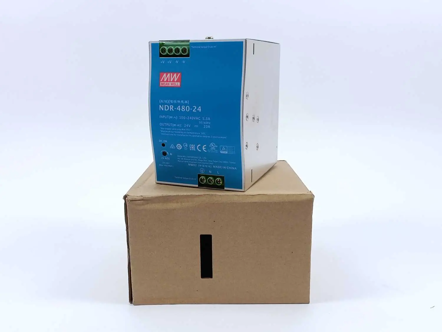 Produktfoto 1 von Mean Well NDR-480-24