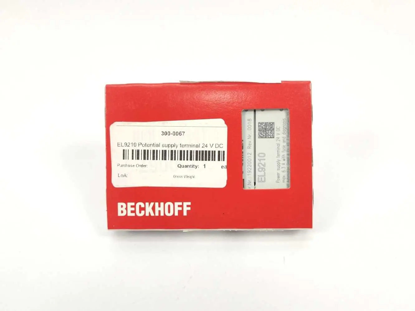 Produktfoto 1 von Beckhoff EL9210