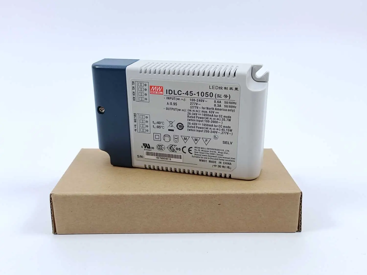 Produktfoto 1 von Mean Well IDLC-45-1050