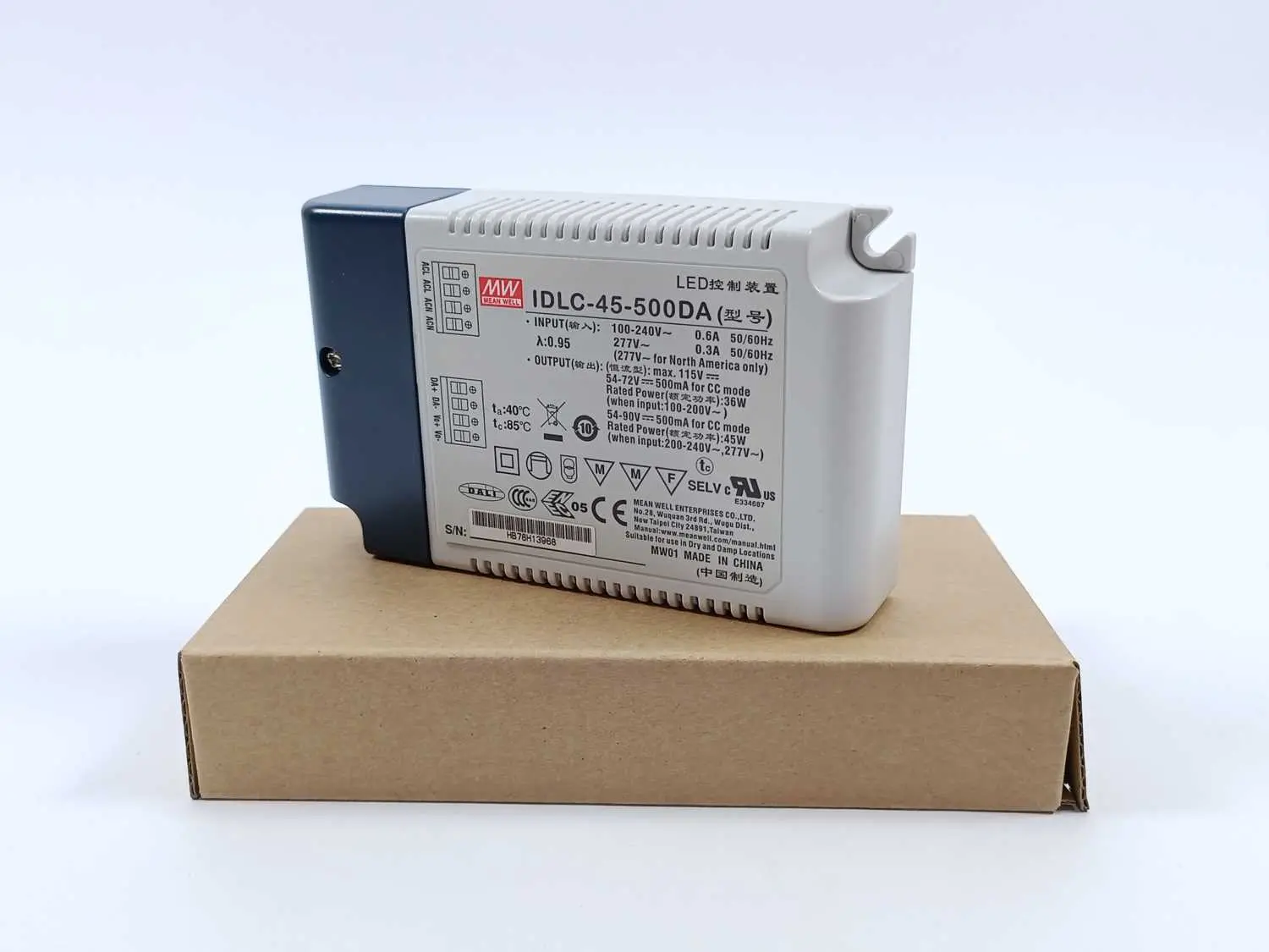 Produktfoto 1 von Mean Well IDLC-45-500DA