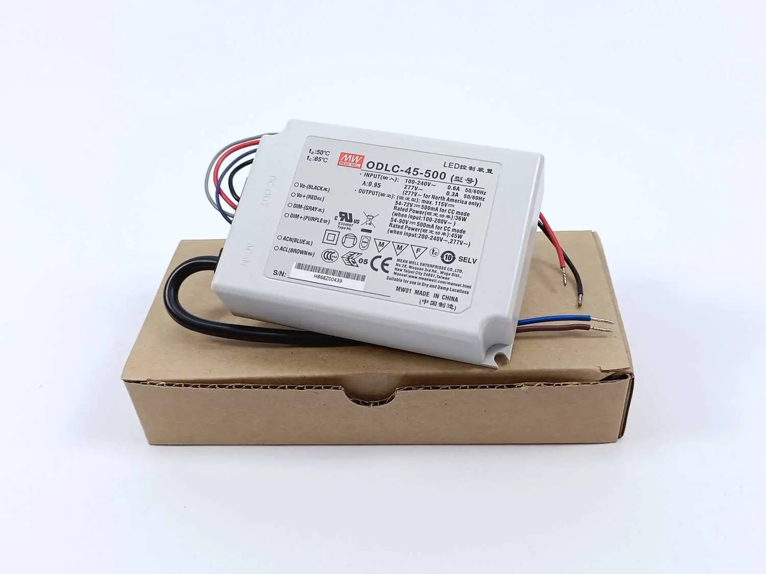 Produktfoto 1 von Mean Well ODLC-45-500