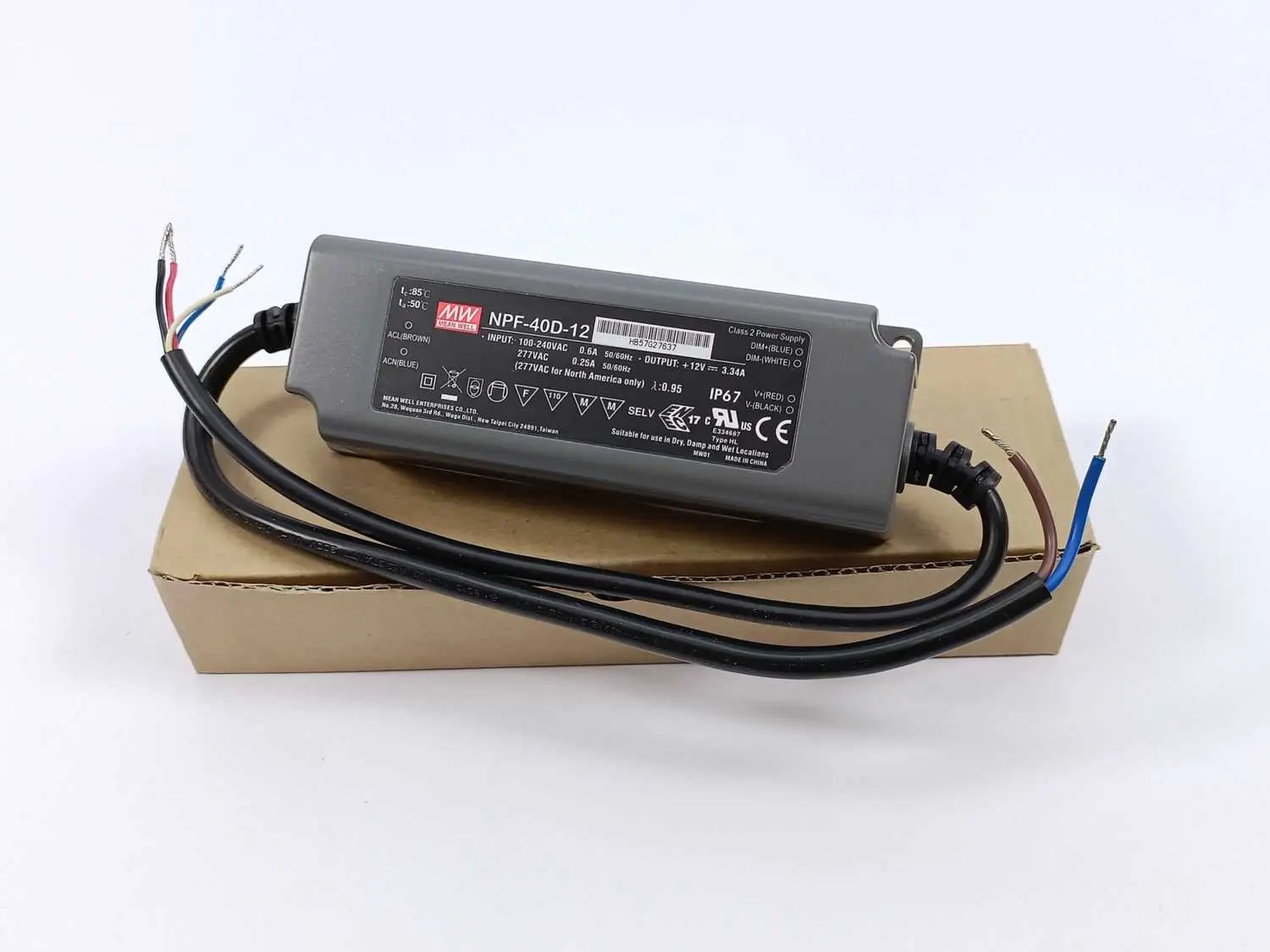 Produktfoto 1 von Mean Well NPF-40D-12