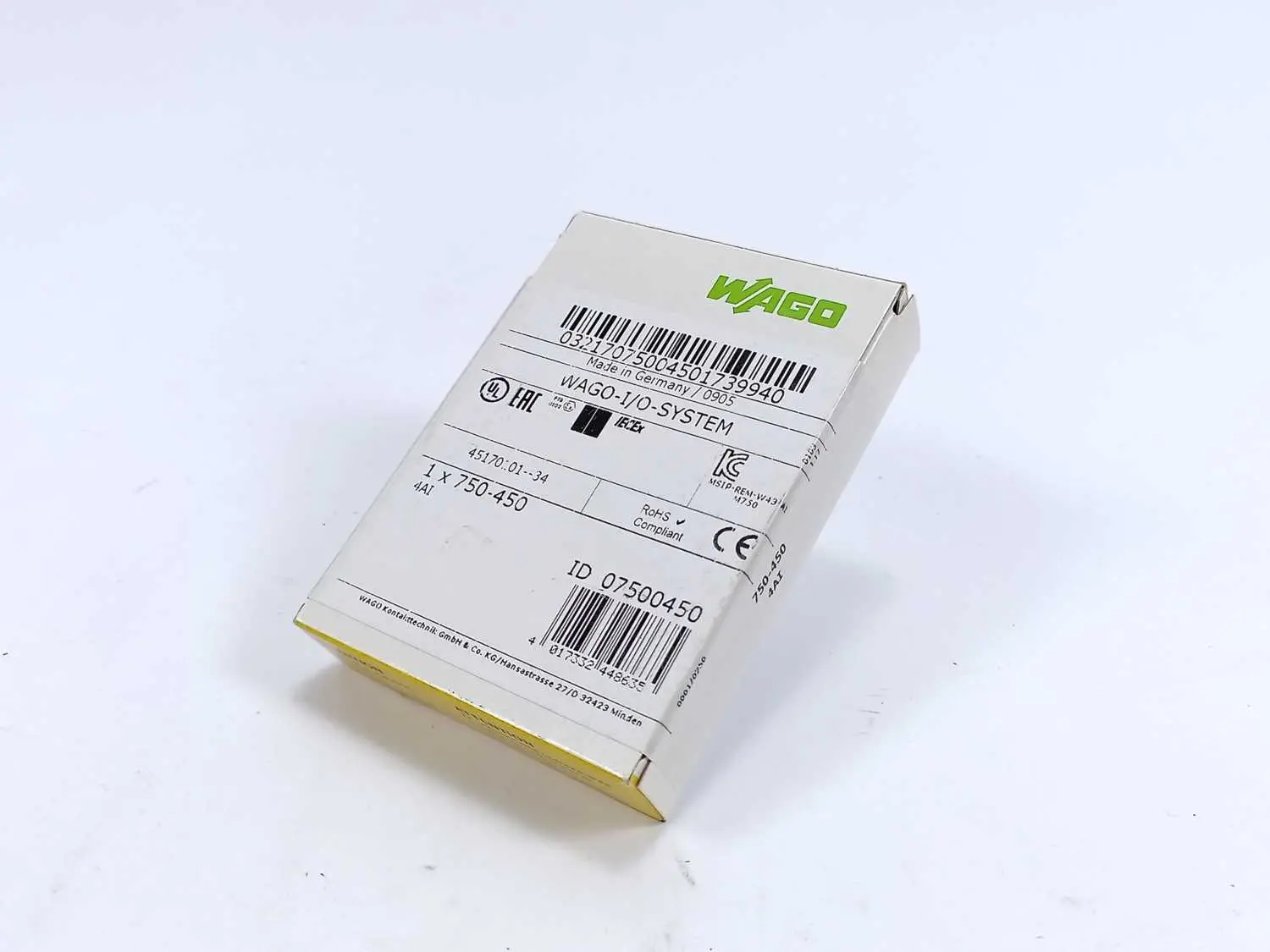 Produktfoto 1 von Wago 750-450