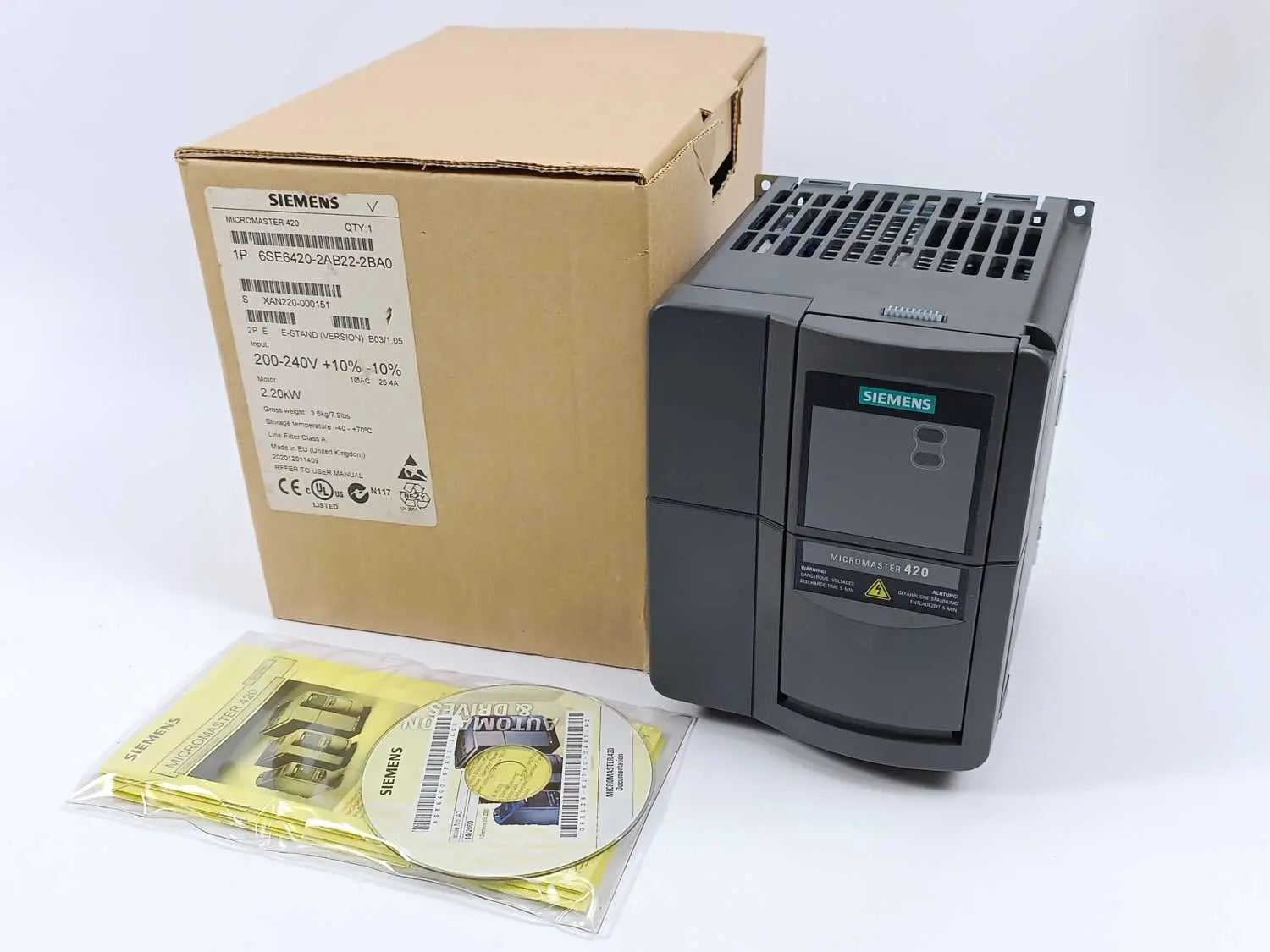 Produktfoto 1 von Siemens 6SE6420-2AB22-2BA0